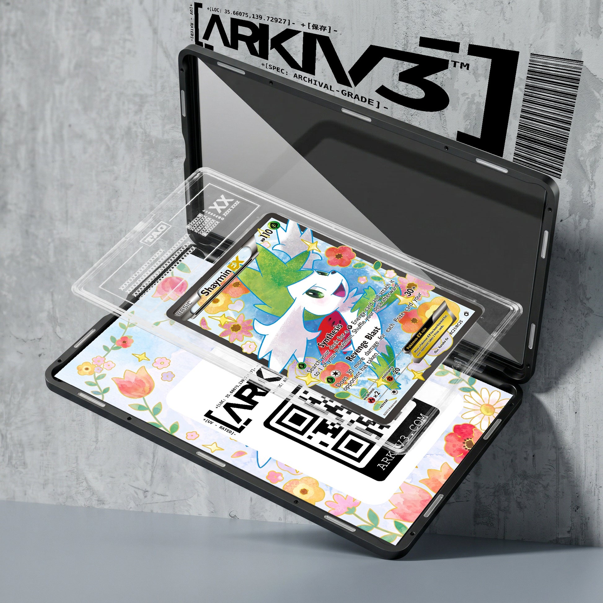 ARKIV3 TAG graded exploded mockup