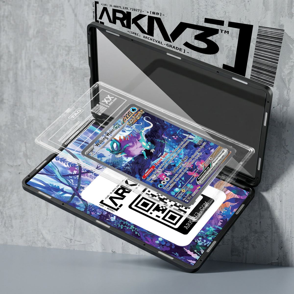ARKIV3 TAG graded exploded mockup