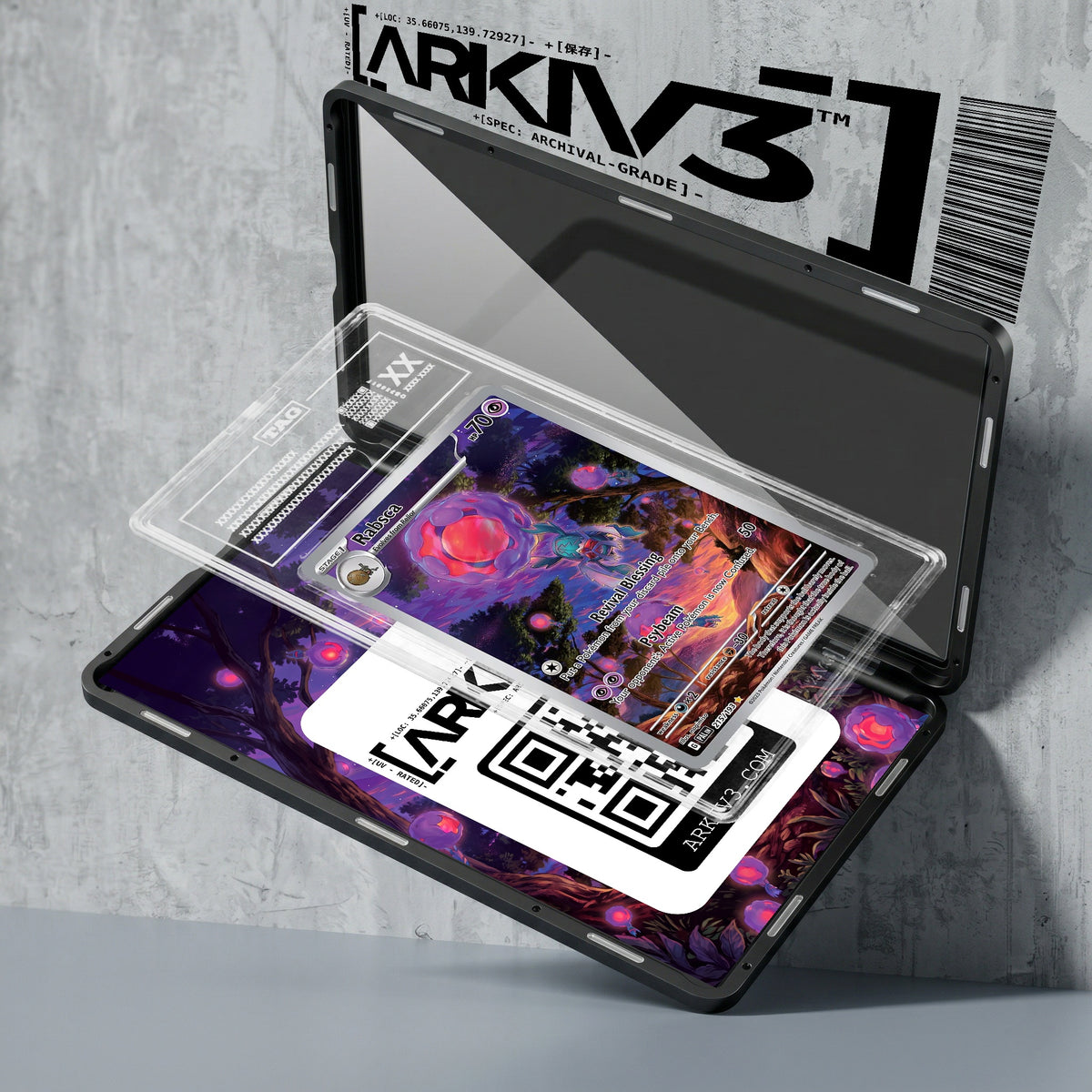 ARKIV3 TAG graded exploded mockup