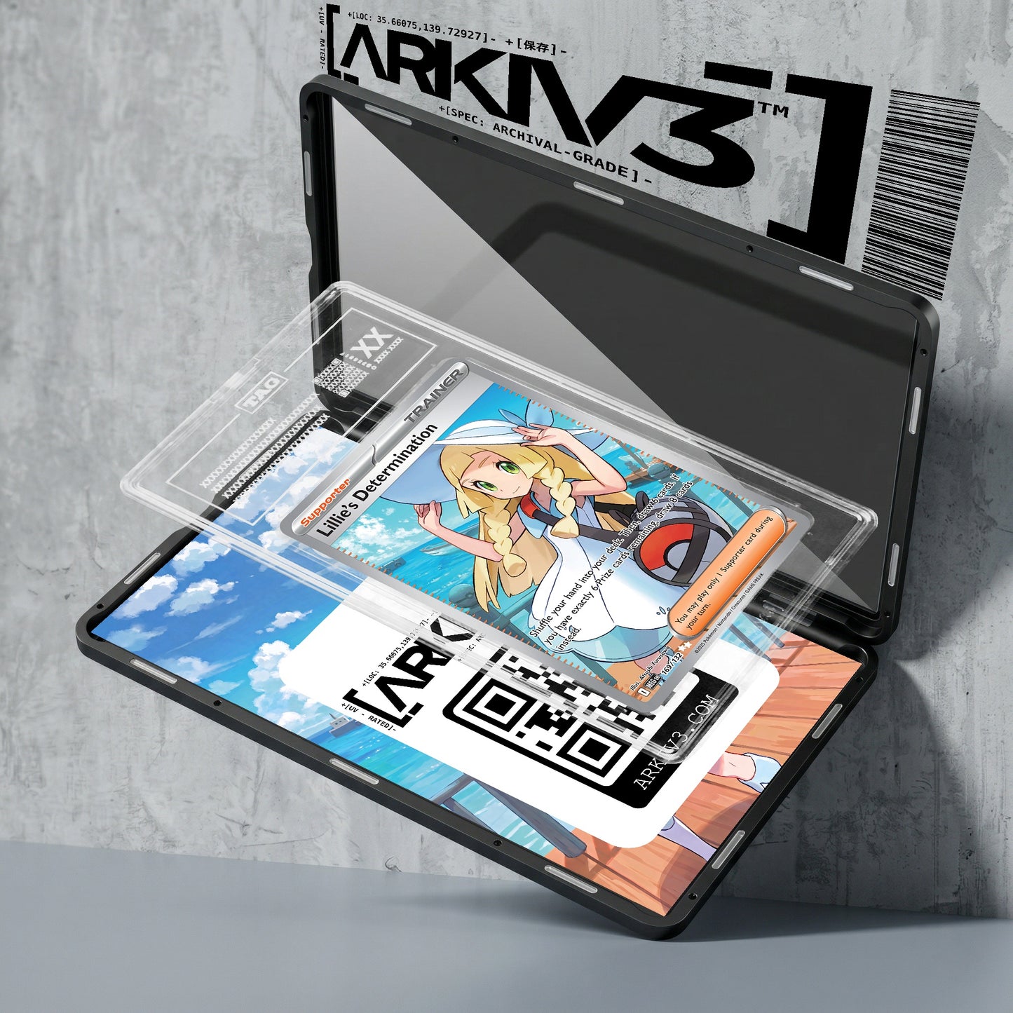 ARKIV3 TAG graded exploded mockup