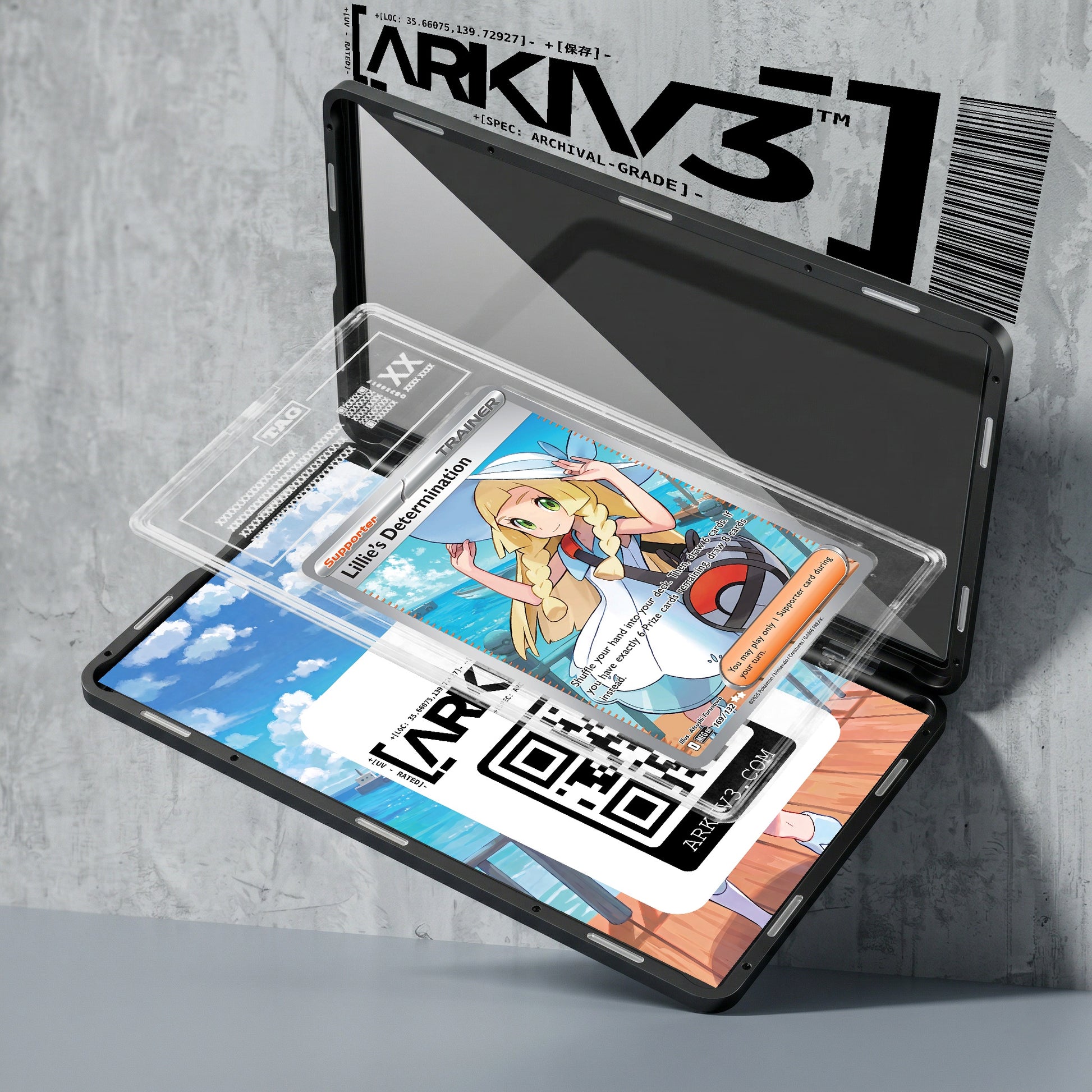 ARKIV3 TAG graded exploded mockup