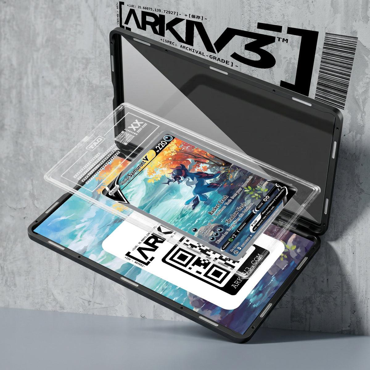 ARKIV3 TAG graded exploded mockup