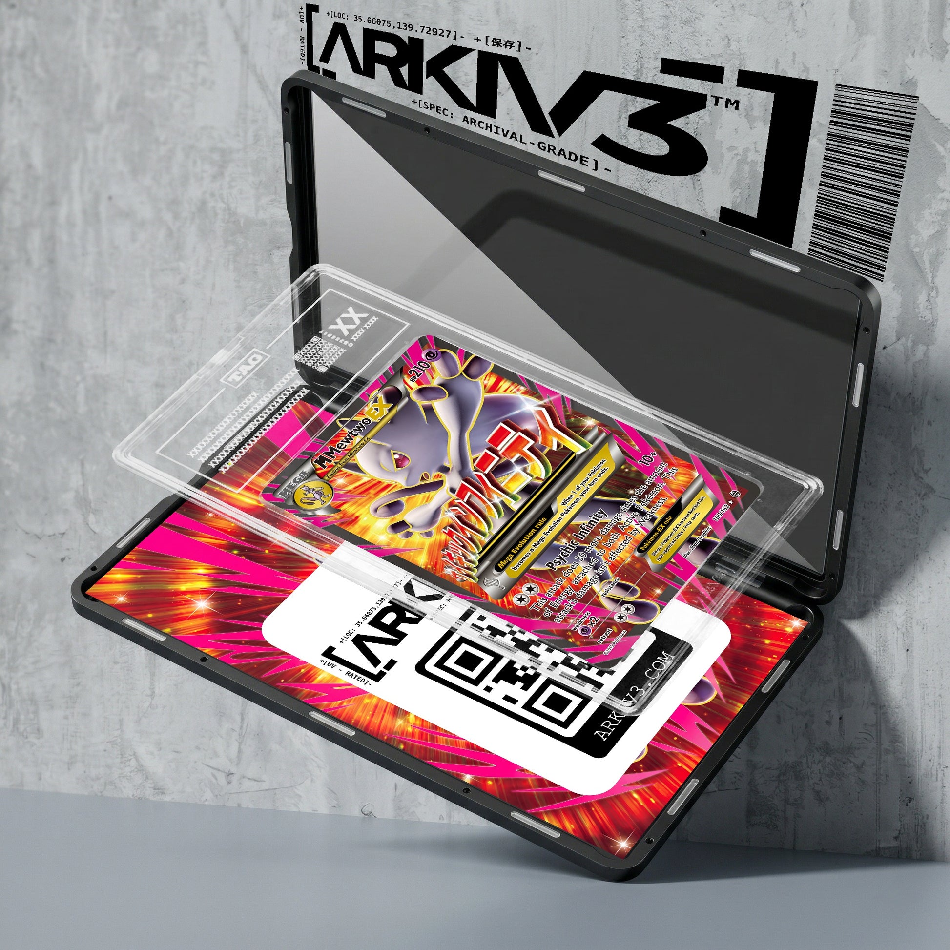 ARKIV3 TAG graded exploded mockup