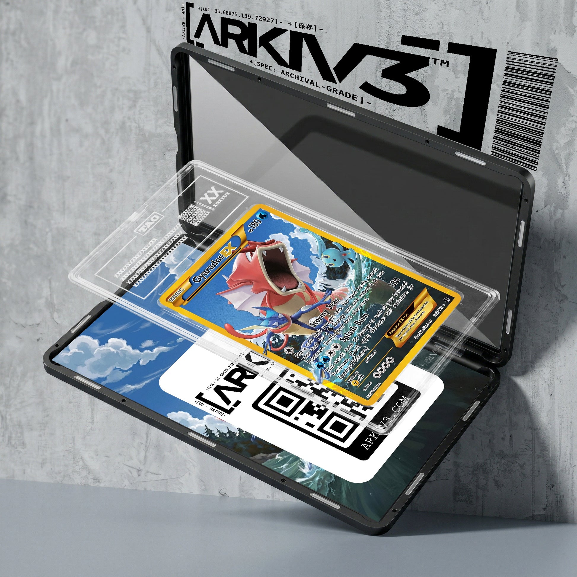 ARKIV3 TAG graded exploded mockup