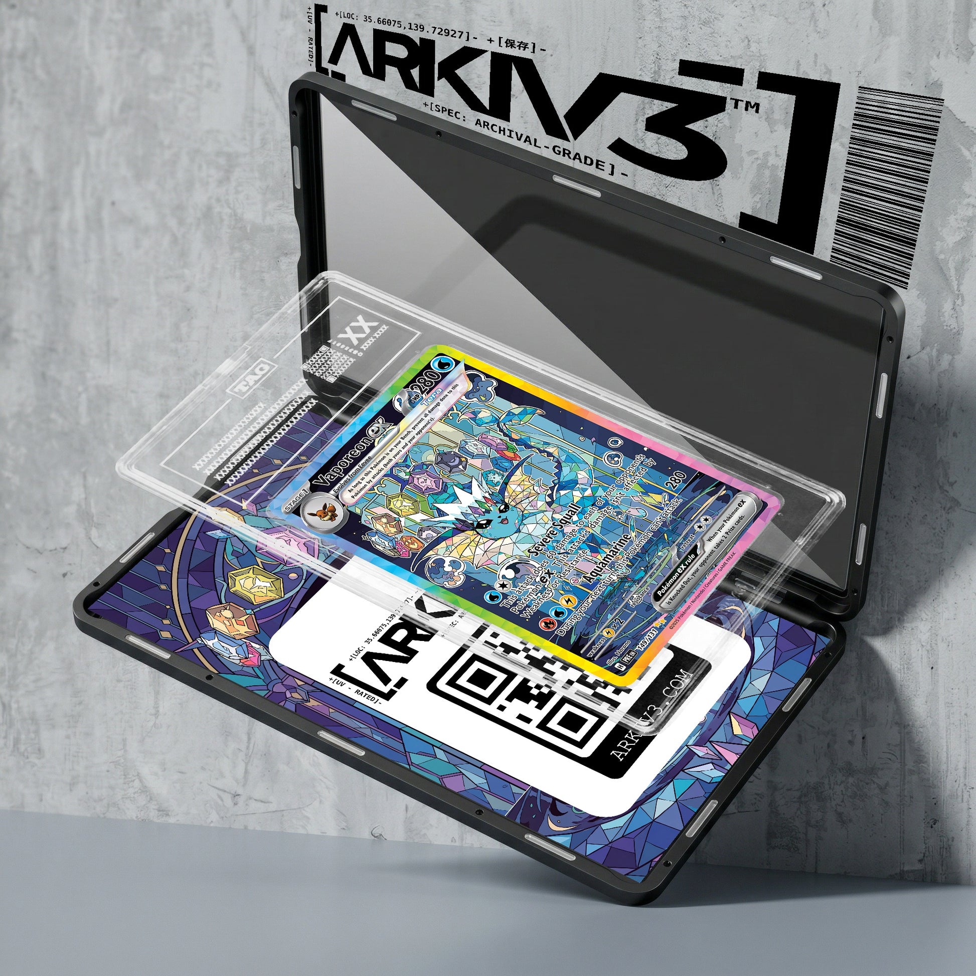 ARKIV3 TAG graded exploded mockup