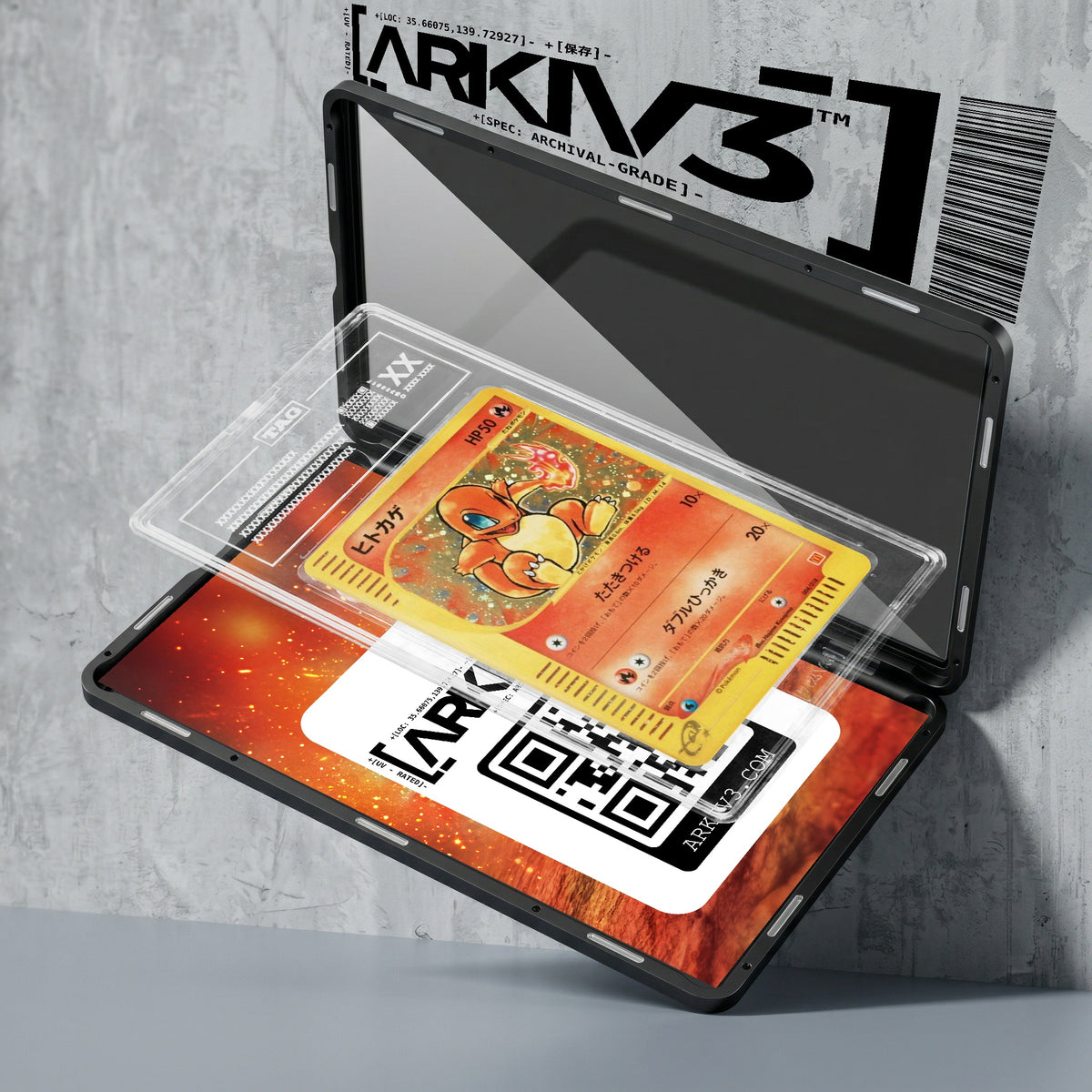 ARKIV3 TAG graded exploded mockup