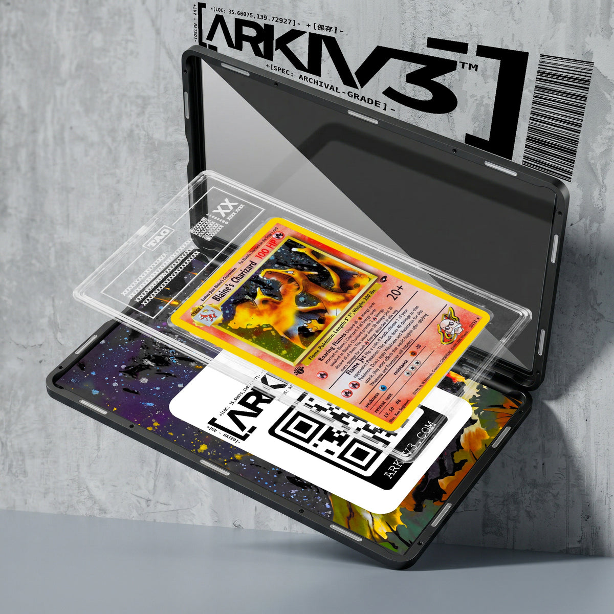 ARKIV3 TAG graded exploded mockup