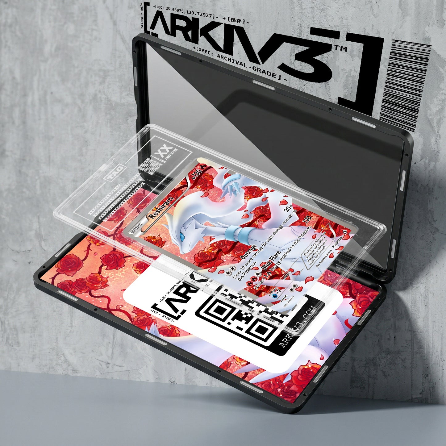 ARKIV3 TAG graded exploded mockup