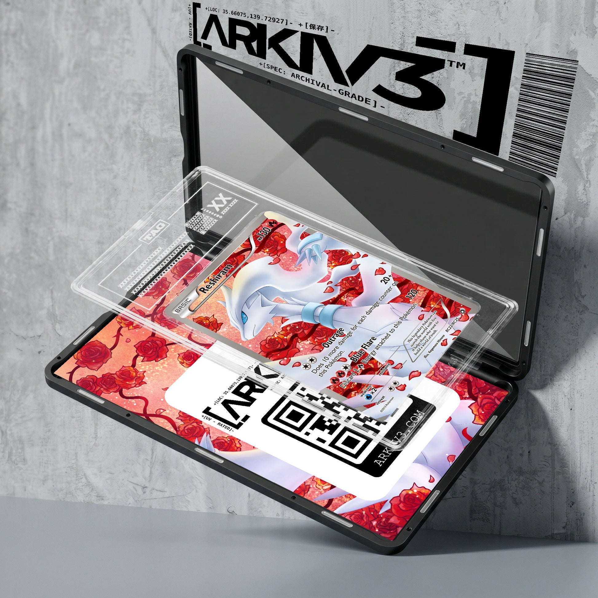 ARKIV3 TAG graded exploded mockup