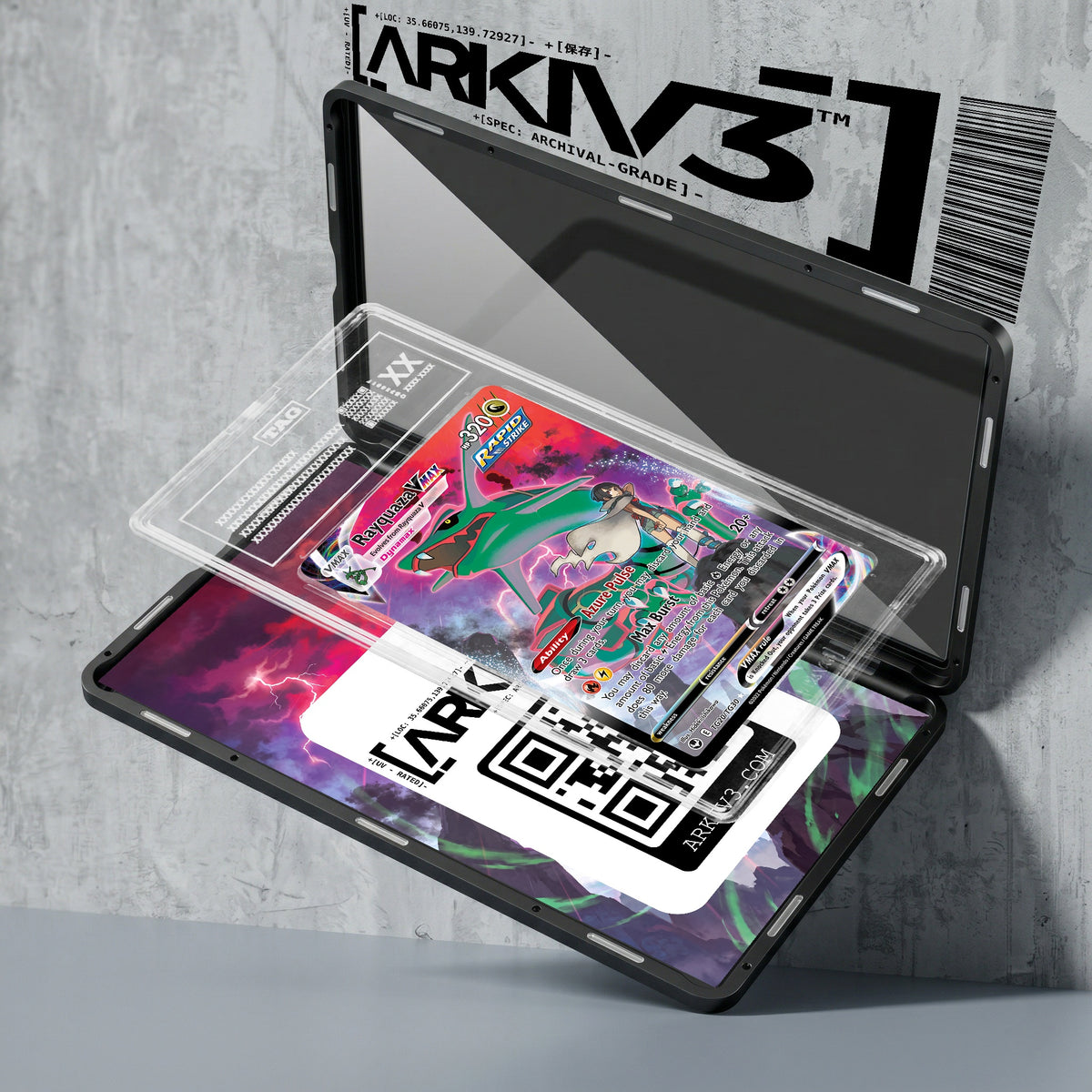 ARKIV3 TAG graded exploded mockup