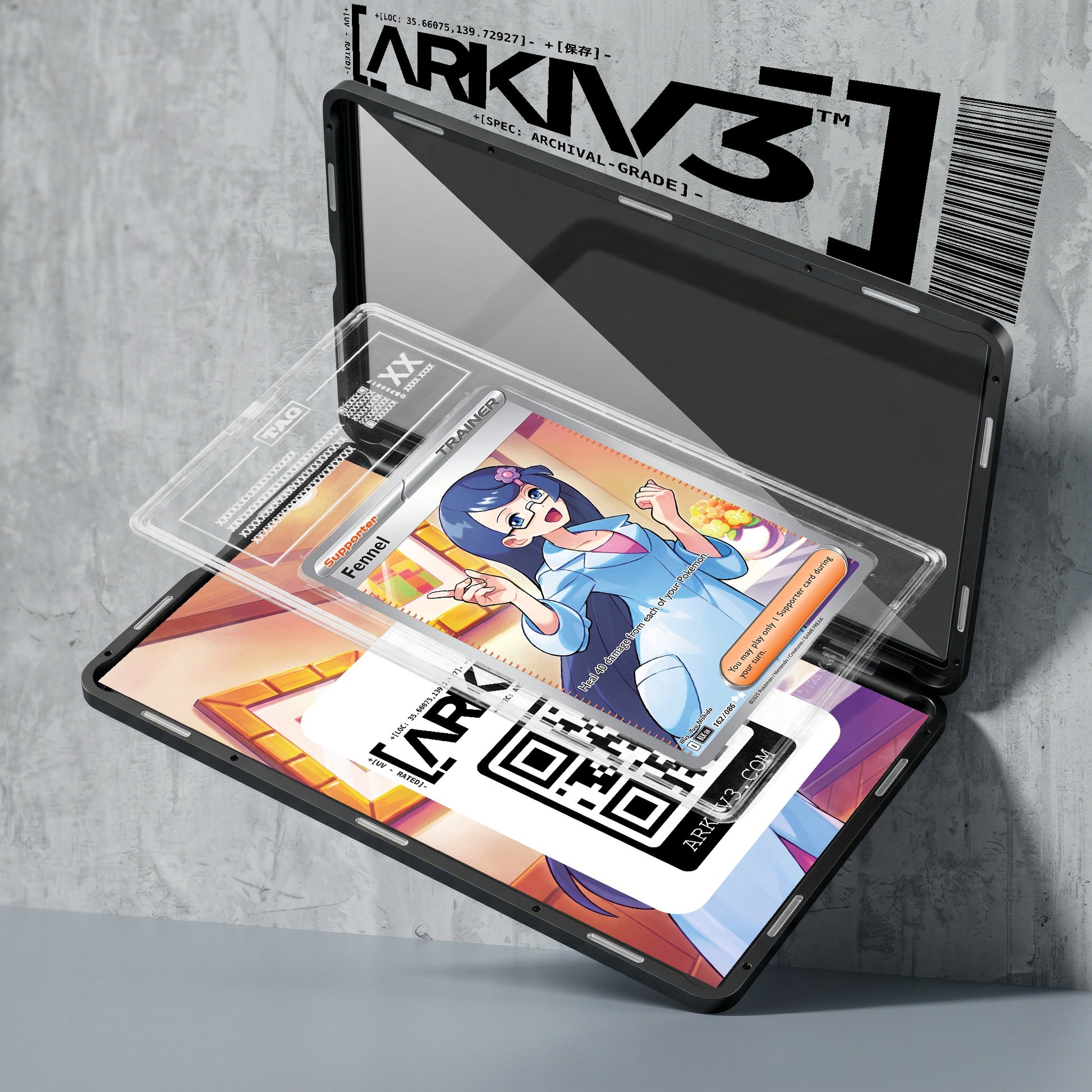ARKIV3 TAG graded exploded mockup