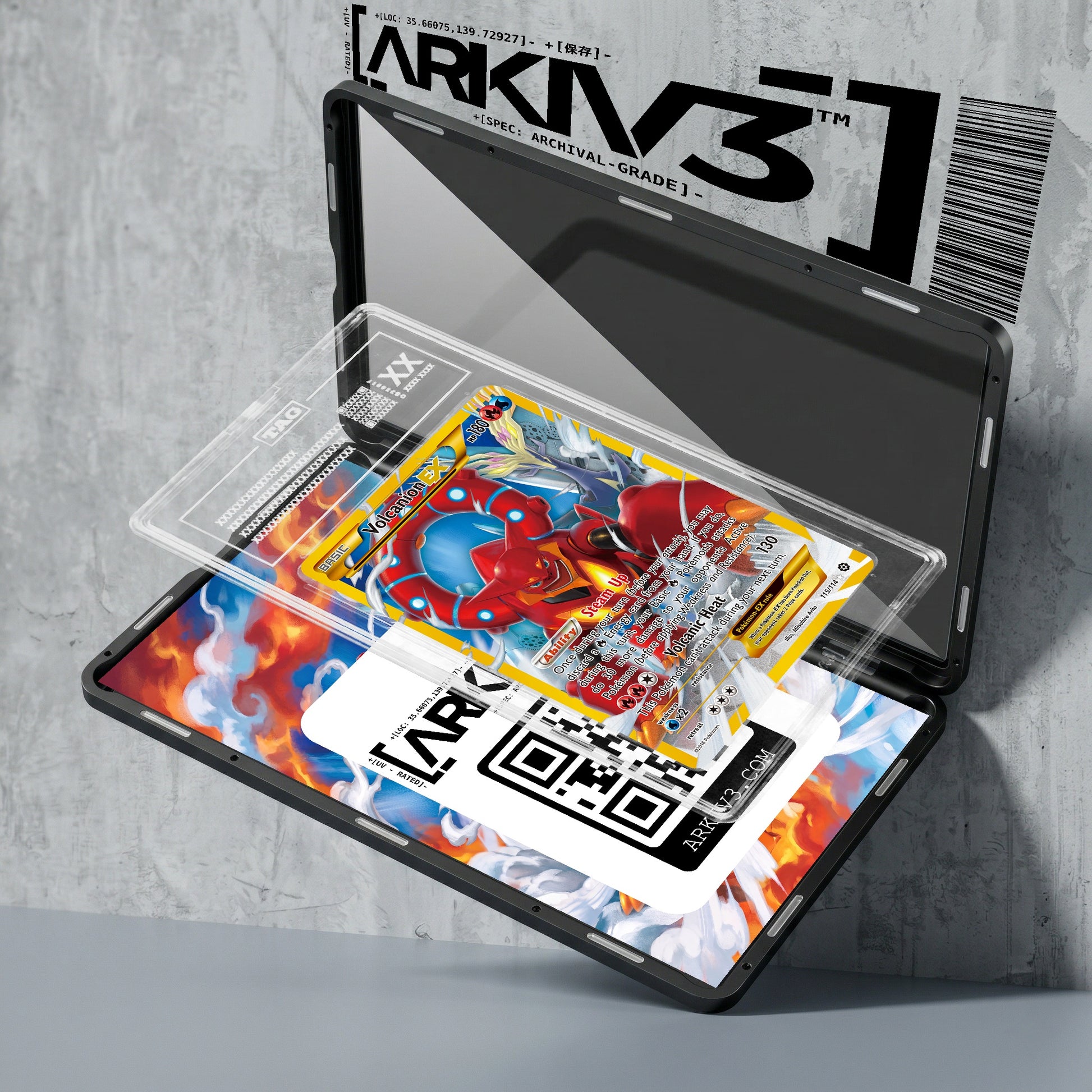 ARKIV3 TAG graded exploded mockup