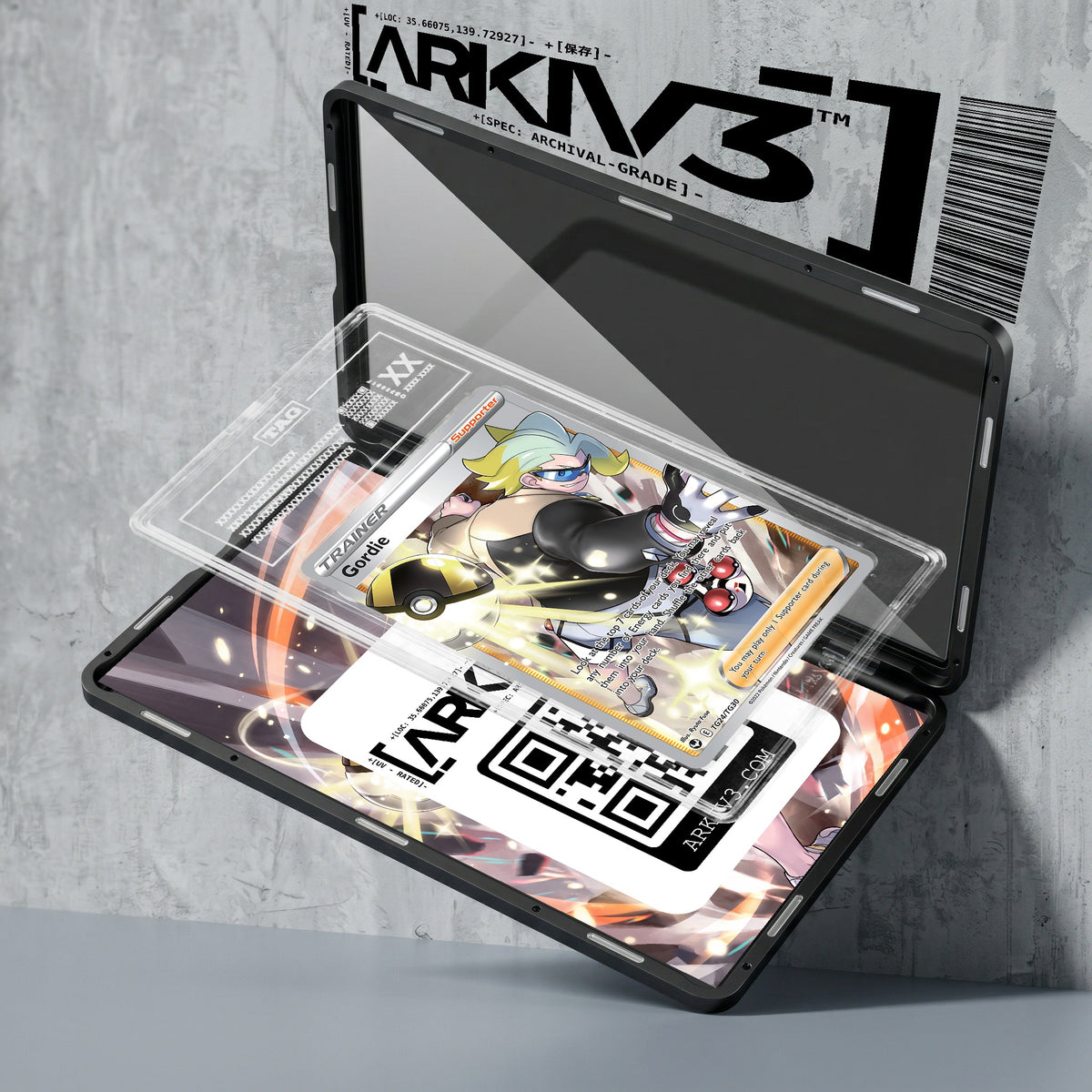 ARKIV3 TAG graded exploded mockup