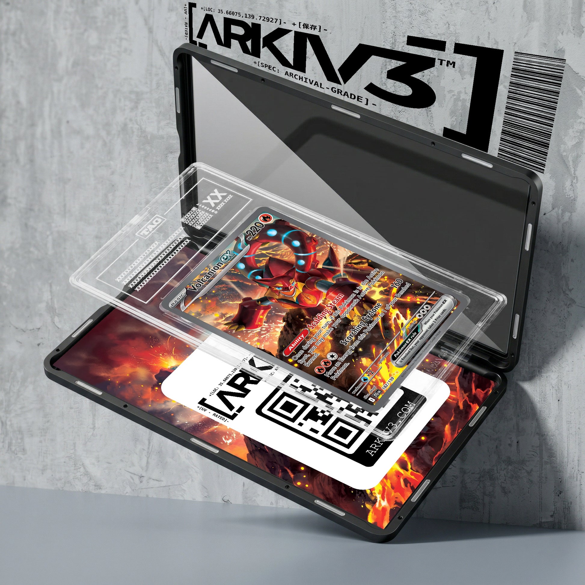 ARKIV3 TAG graded exploded mockup
