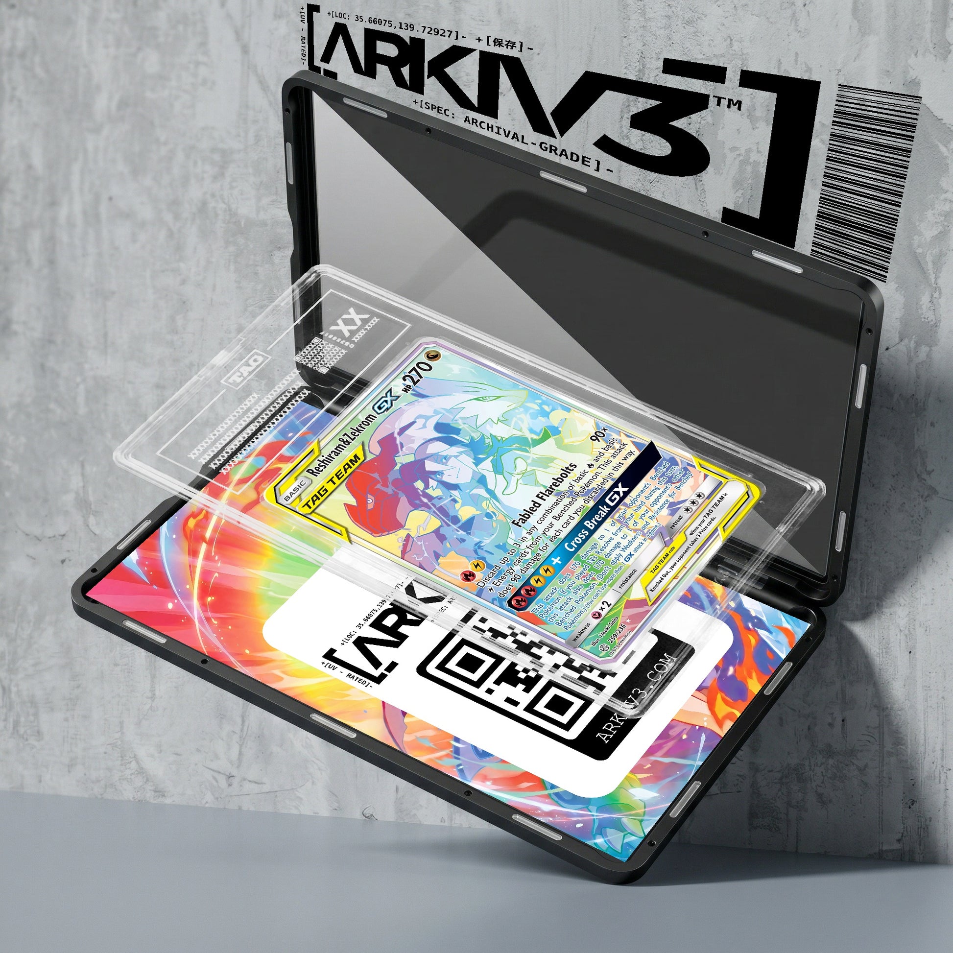 ARKIV3 TAG graded exploded mockup