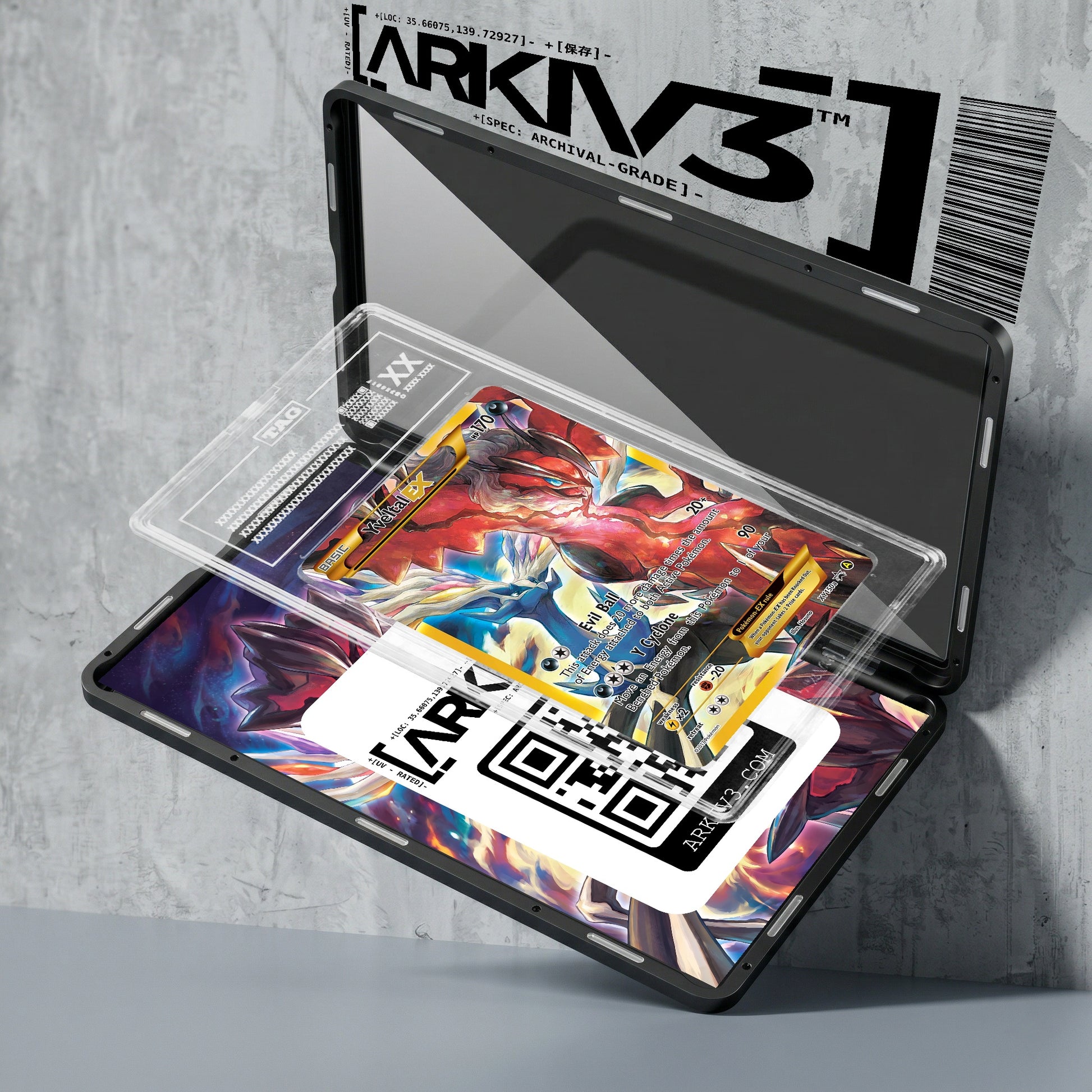 ARKIV3 TAG graded exploded mockup
