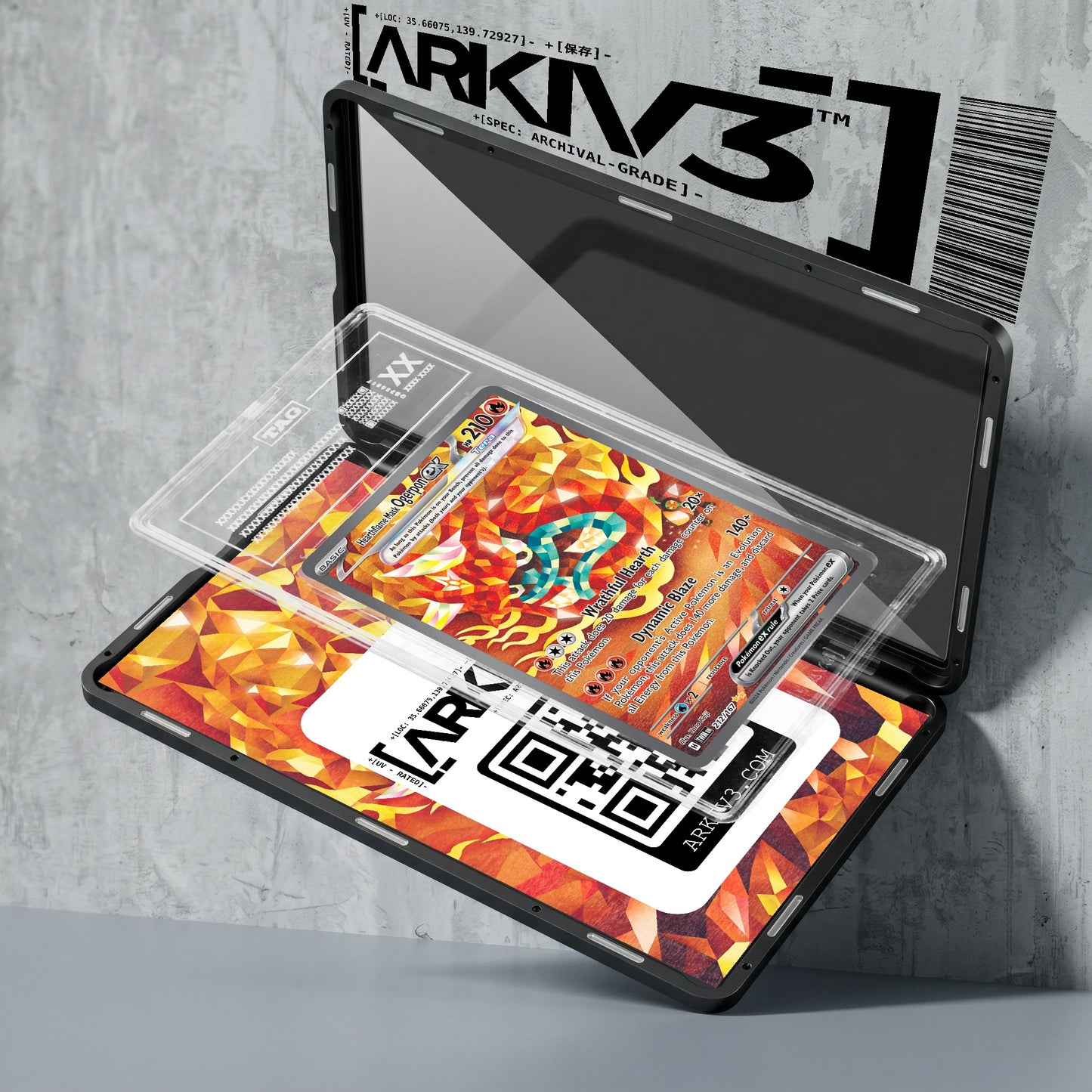 ARKIV3 TAG graded exploded mockup