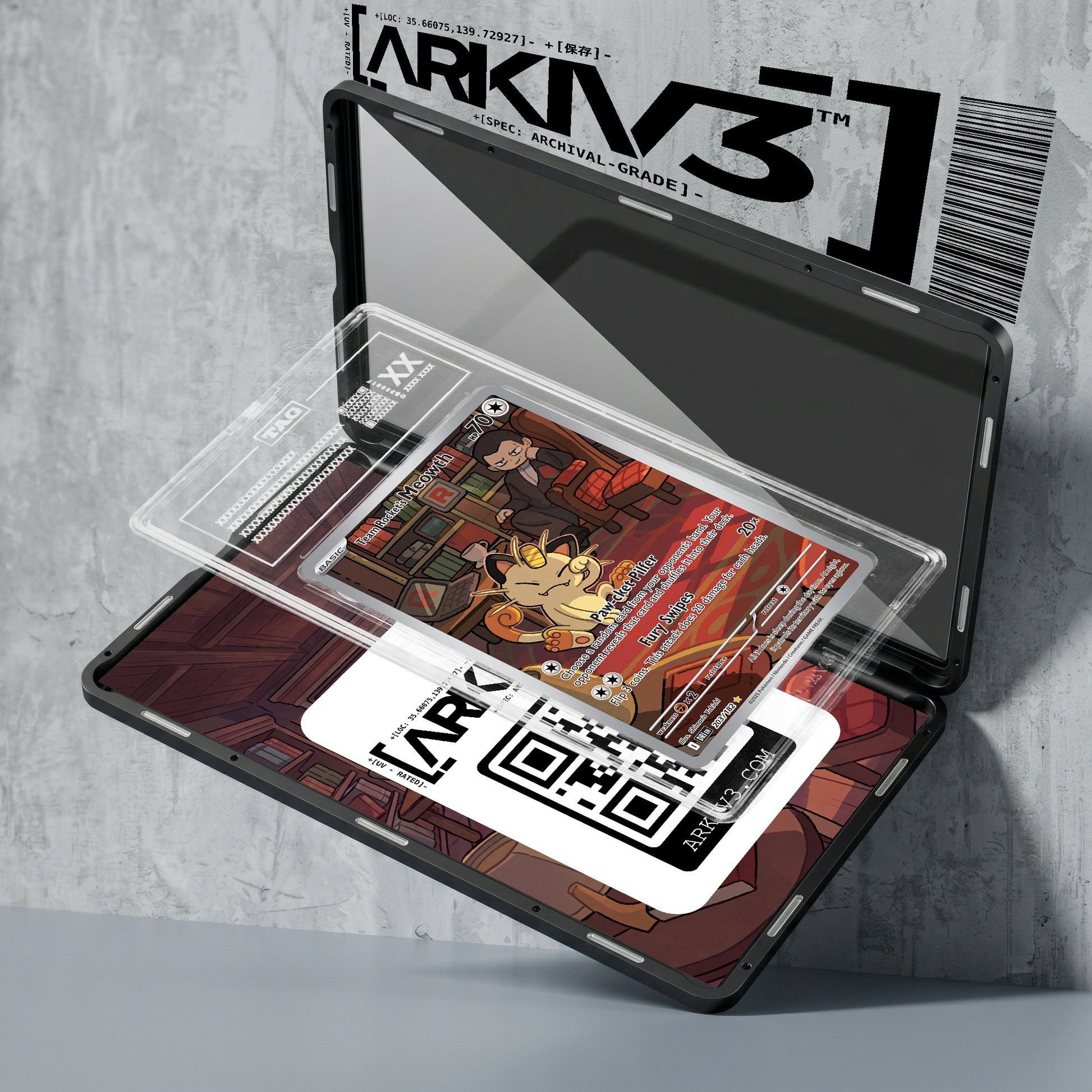 ARKIV3 TAG graded exploded mockup