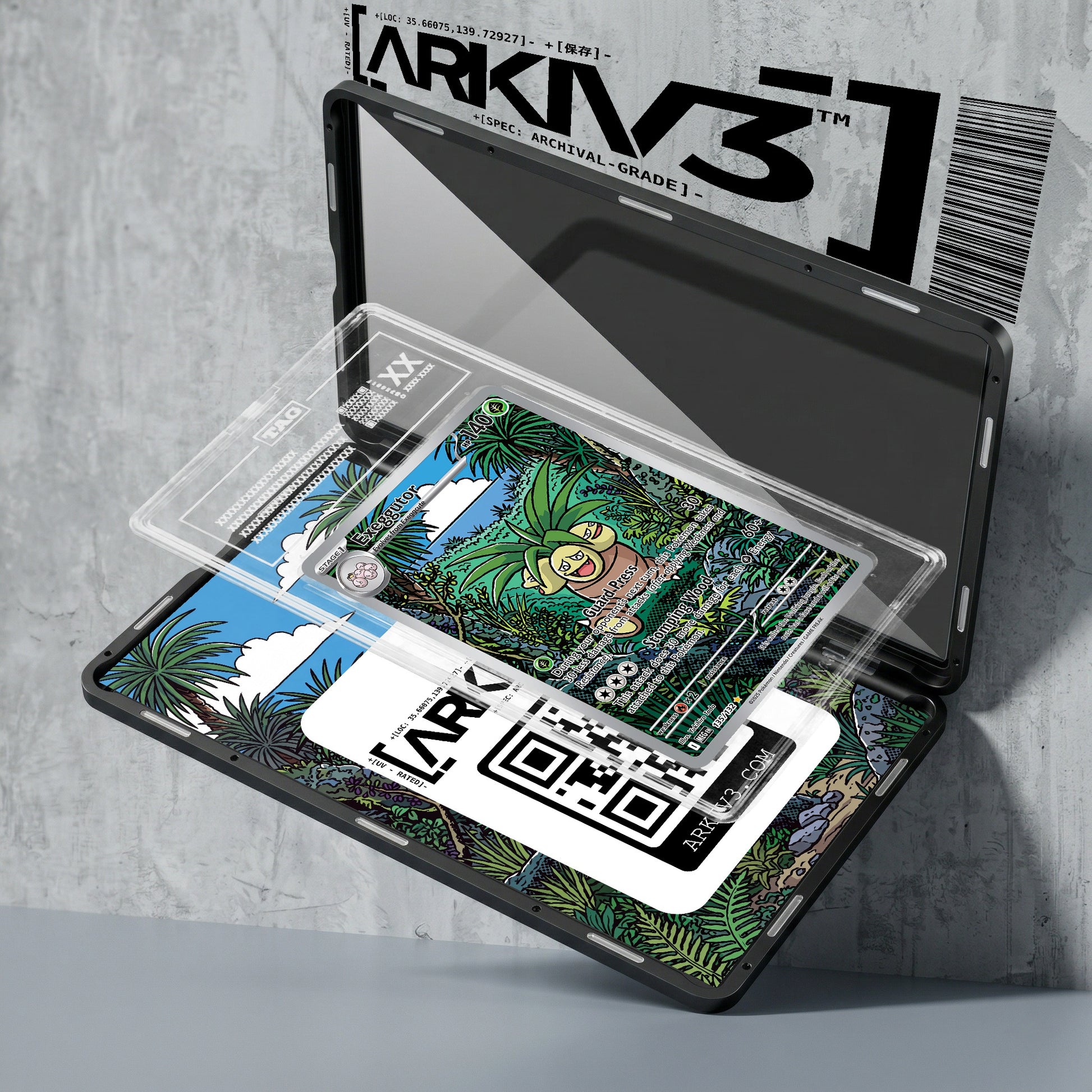 ARKIV3 TAG graded exploded mockup