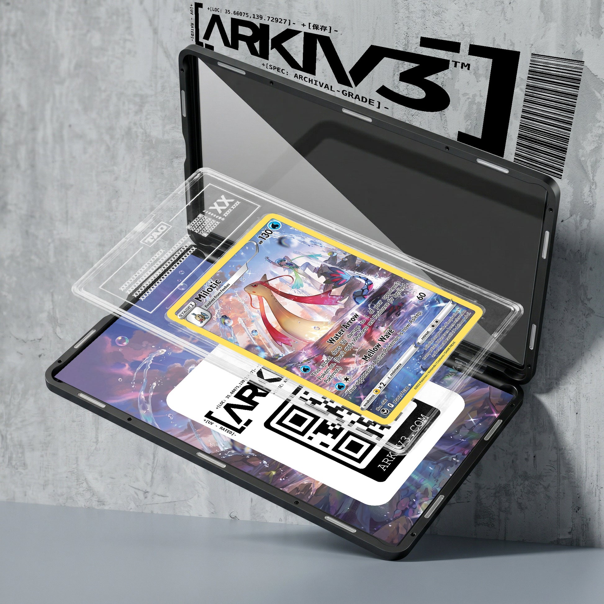 ARKIV3 TAG graded exploded mockup