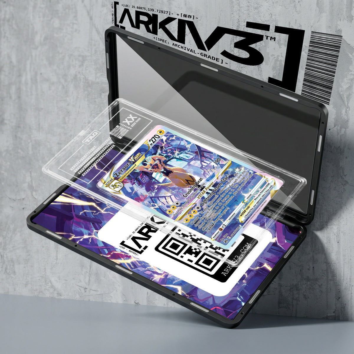 ARKIV3 TAG graded exploded mockup