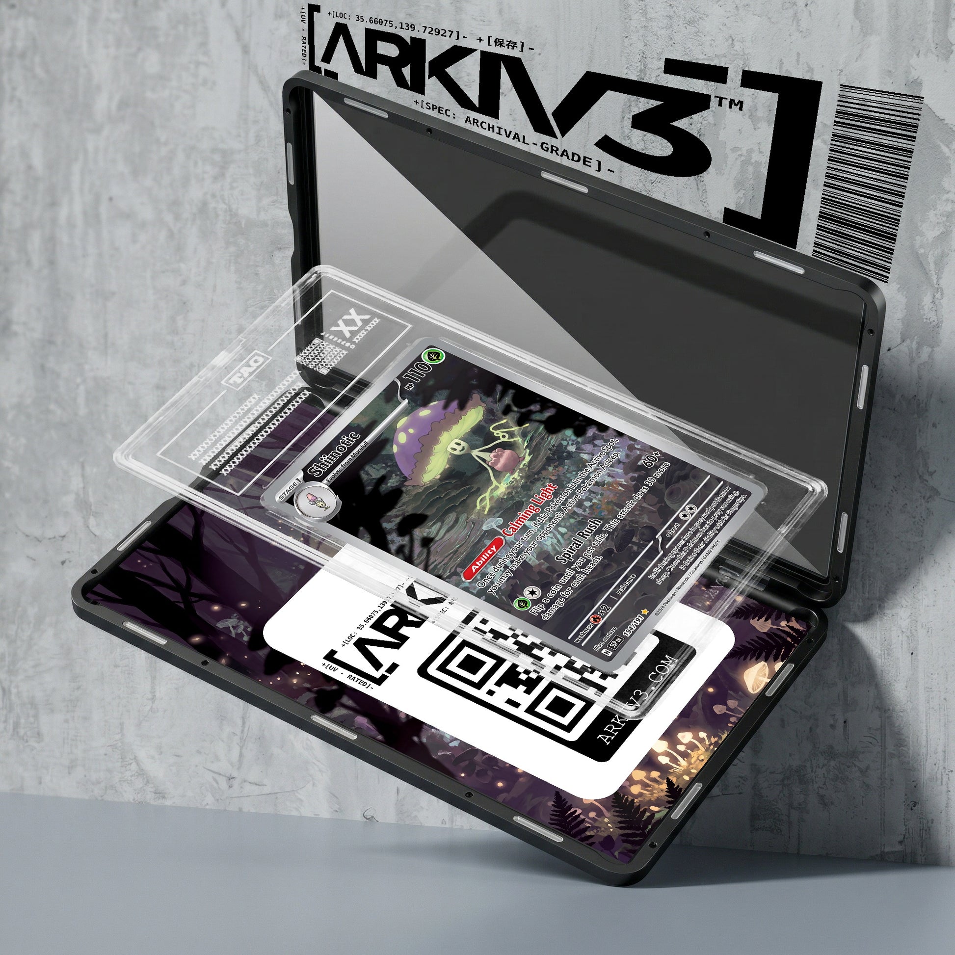 ARKIV3 TAG graded exploded mockup