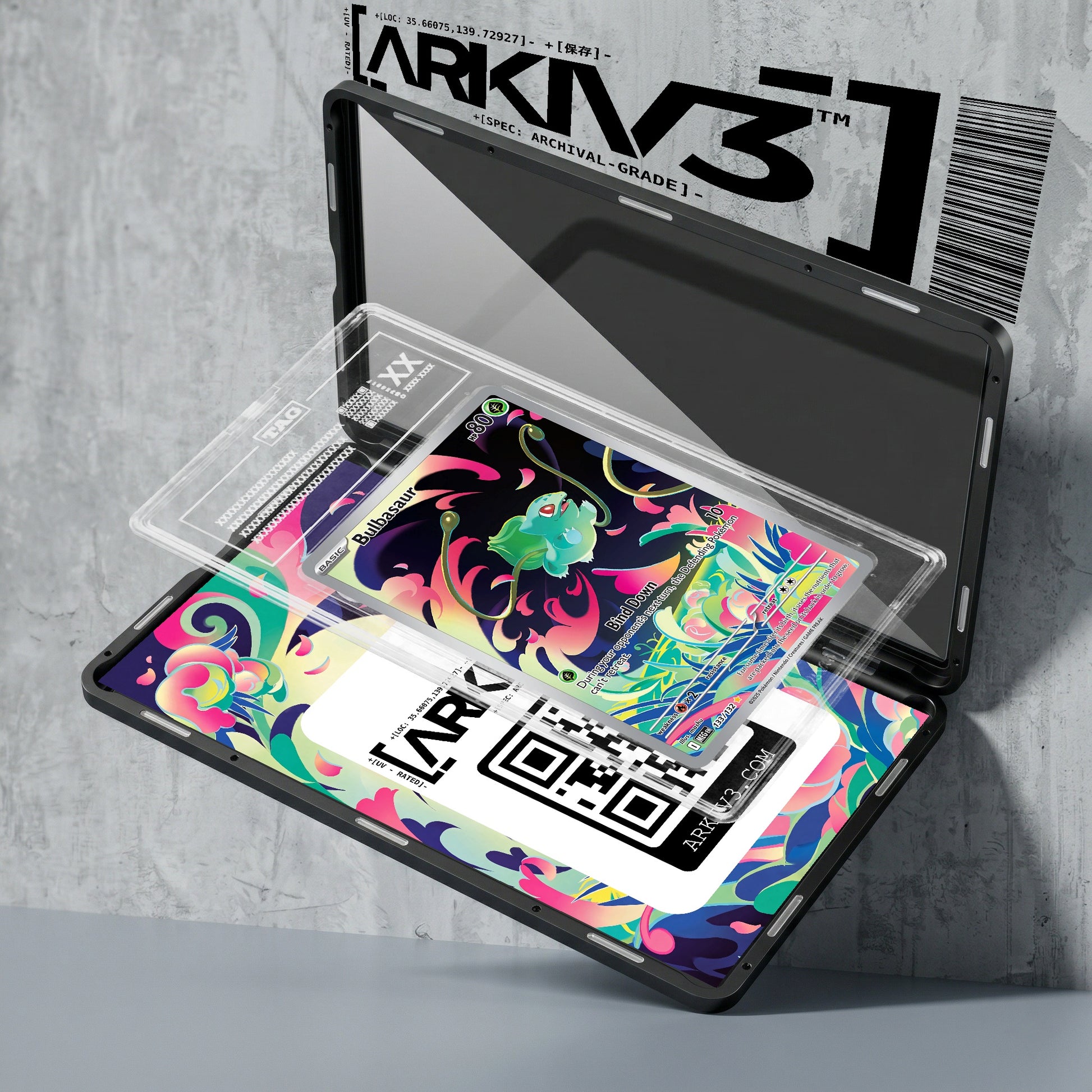 ARKIV3 TAG graded exploded mockup