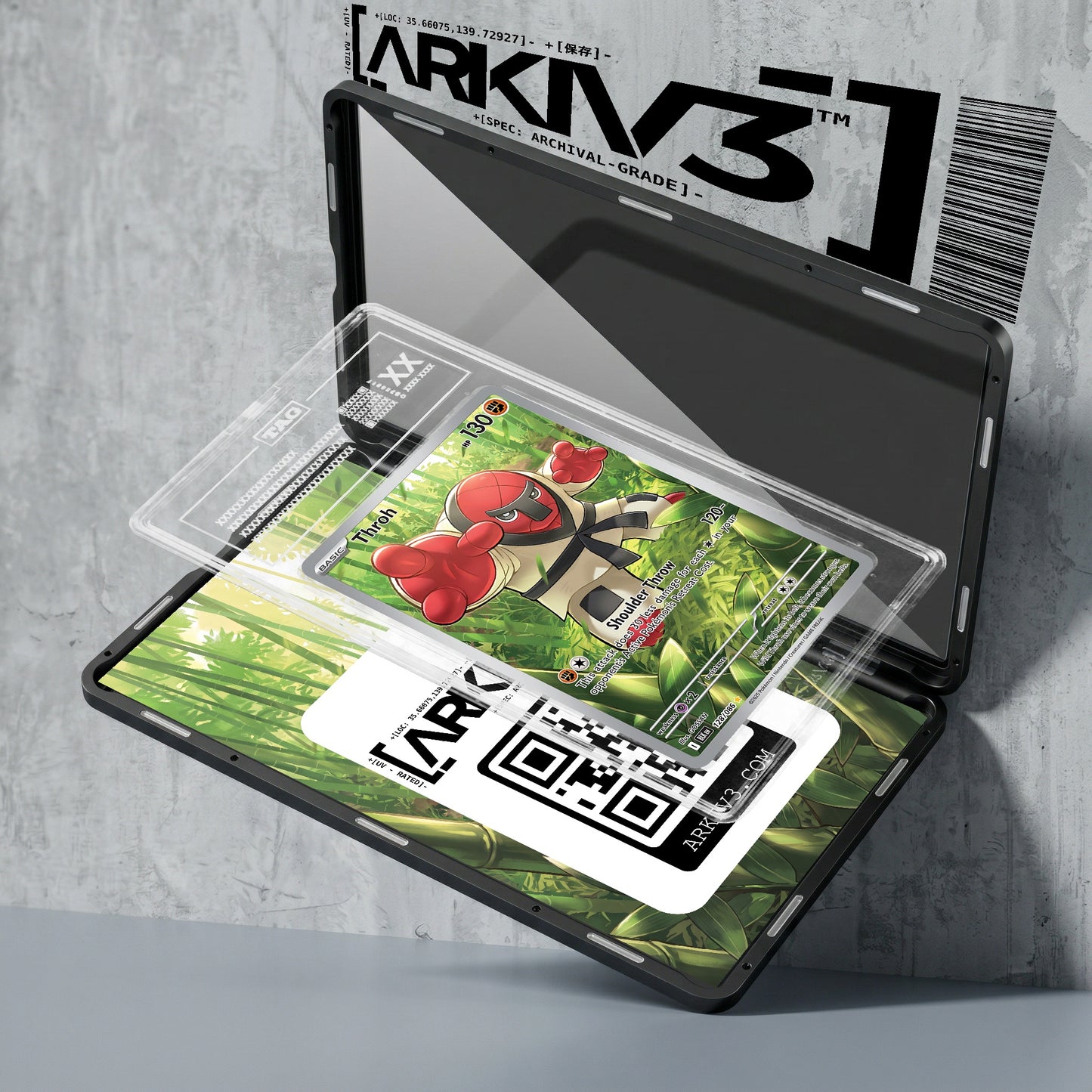 ARKIV3 TAG graded exploded mockup