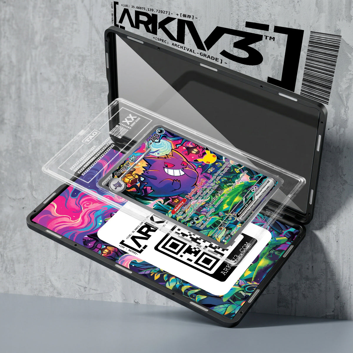 ARKIV3 TAG graded exploded mockup