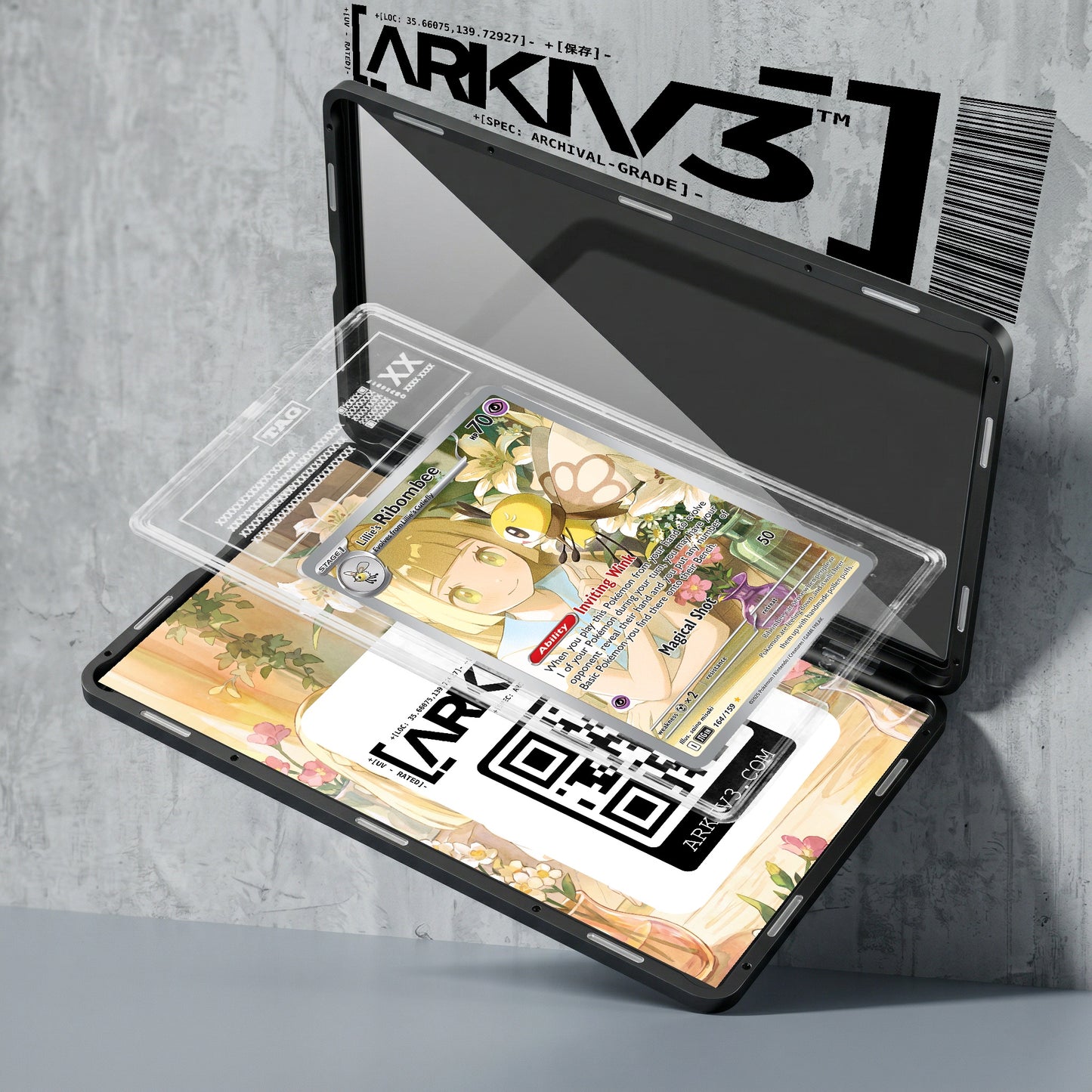 ARKIV3 TAG graded exploded mockup