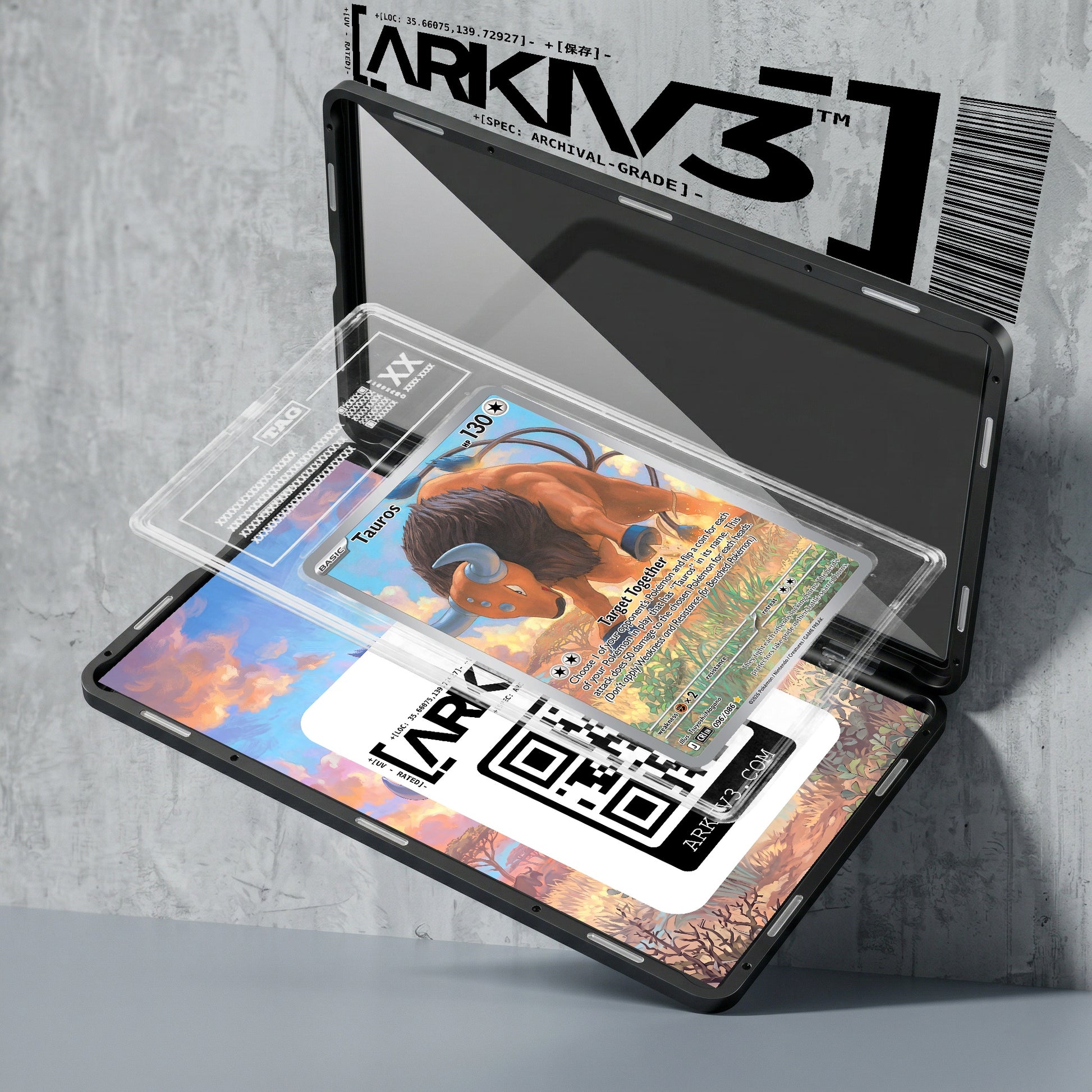 ARKIV3 TAG graded exploded mockup