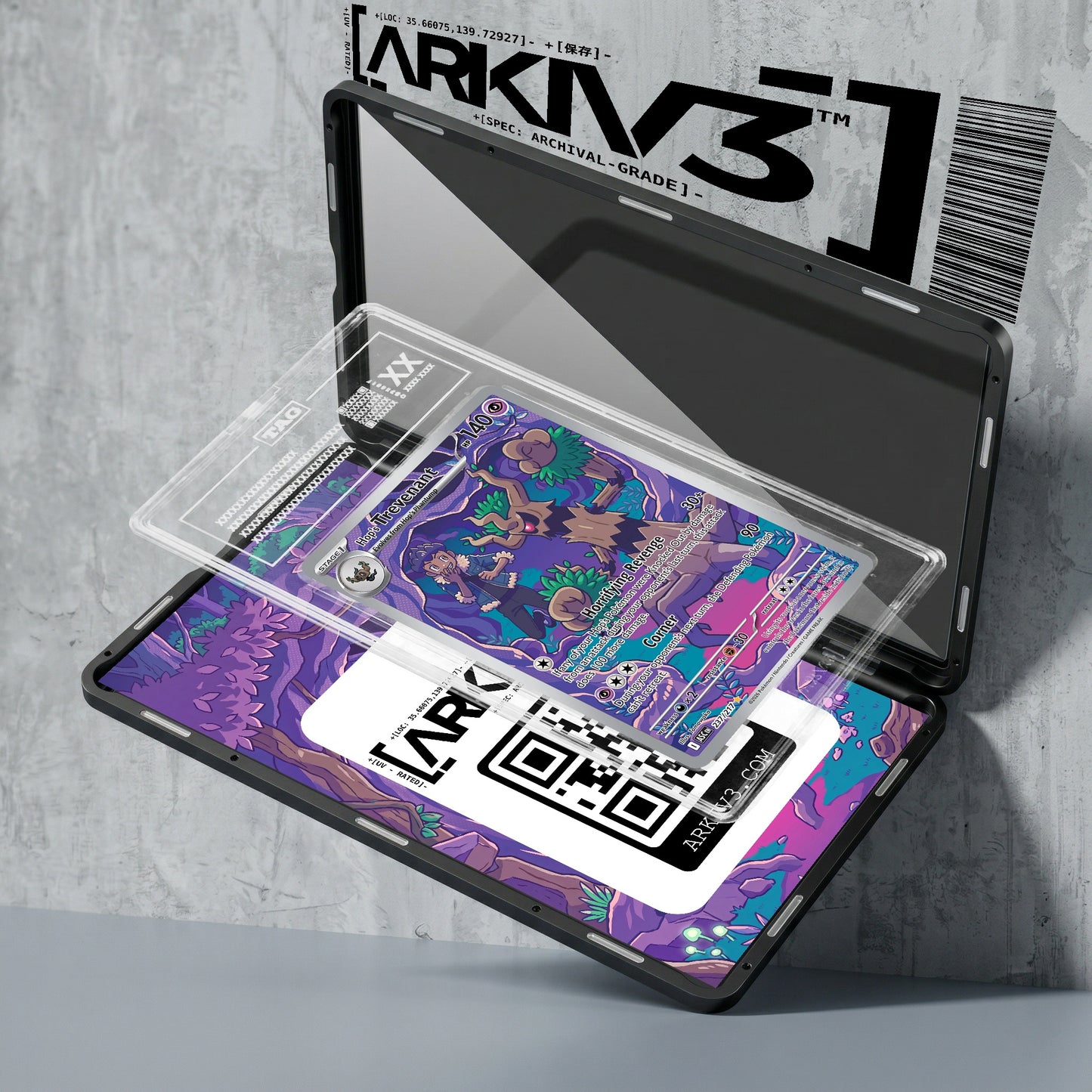 ARKIV3 TAG graded exploded mockup