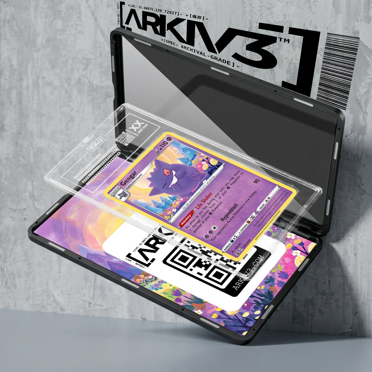 ARKIV3 TAG graded exploded mockup