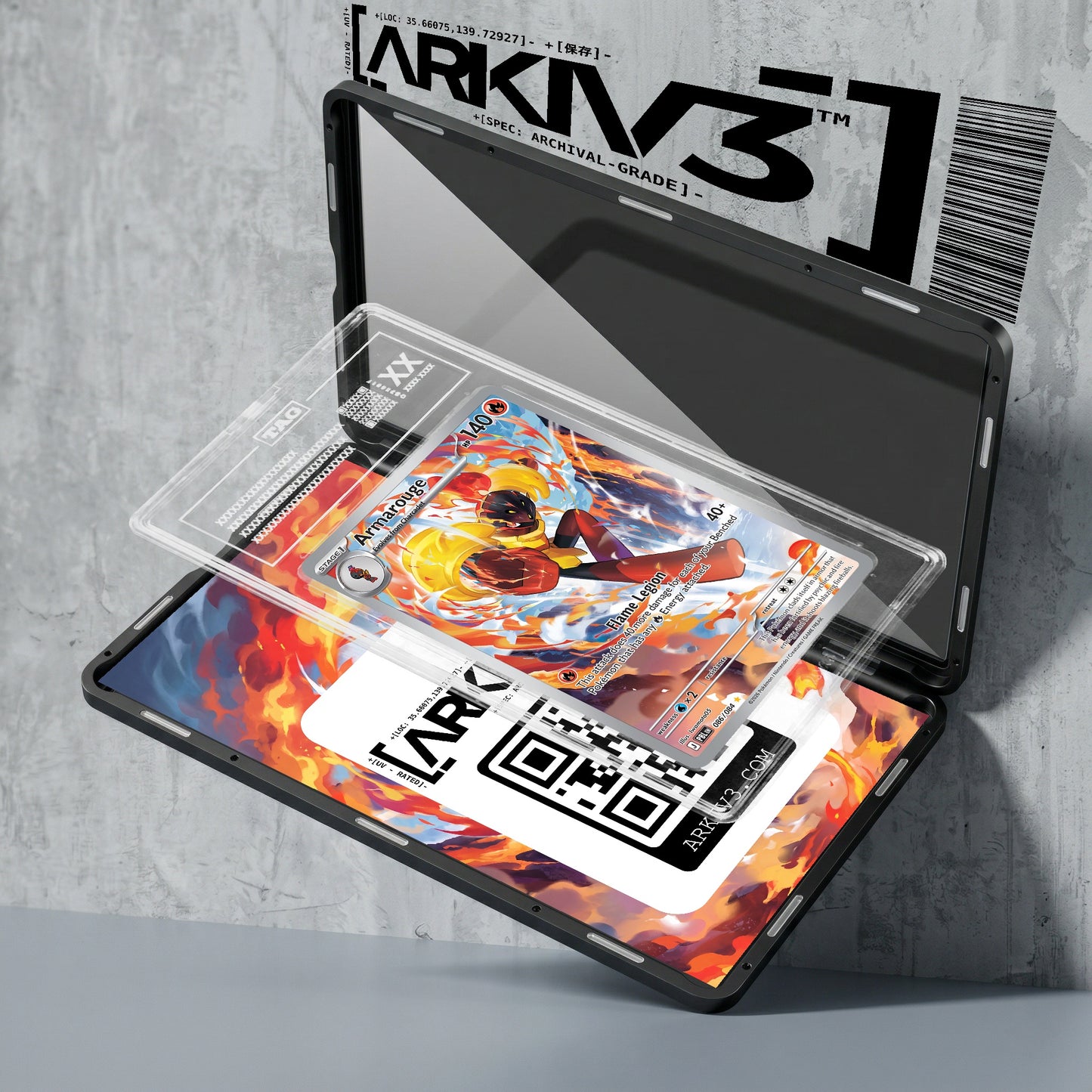ARKIV3 TAG graded exploded mockup