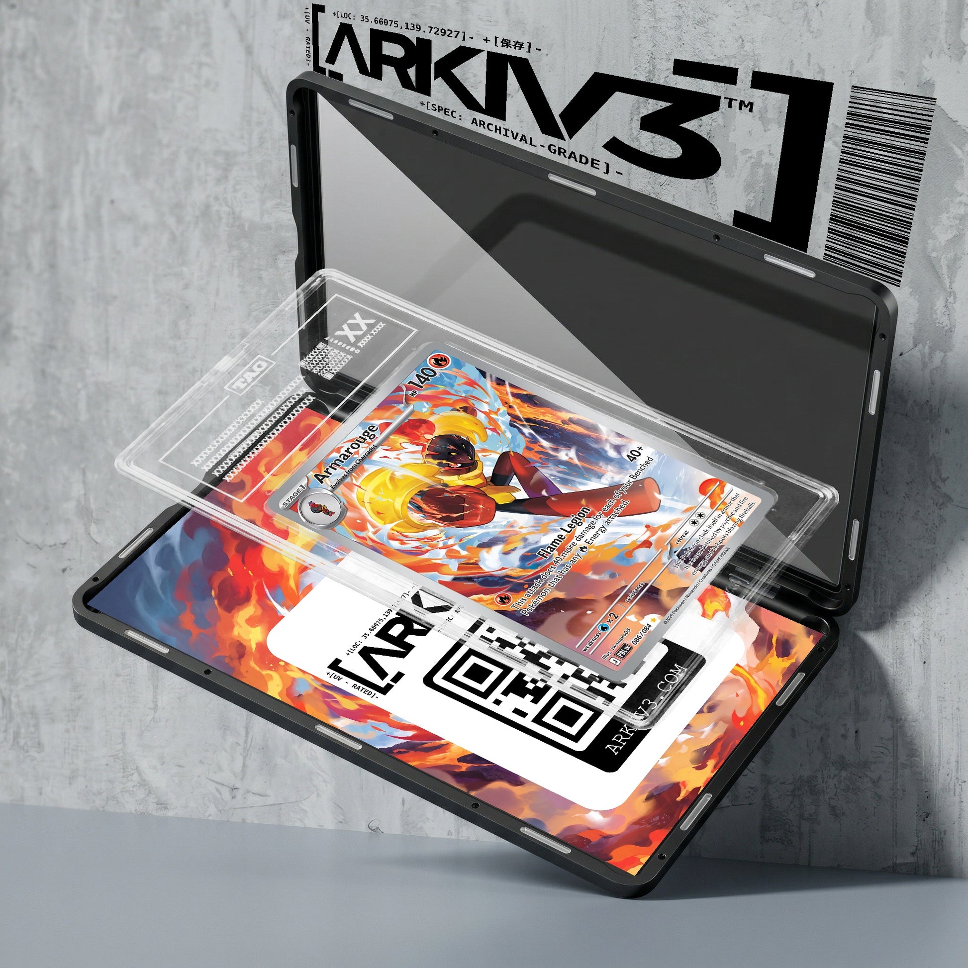 ARKIV3 TAG graded exploded mockup