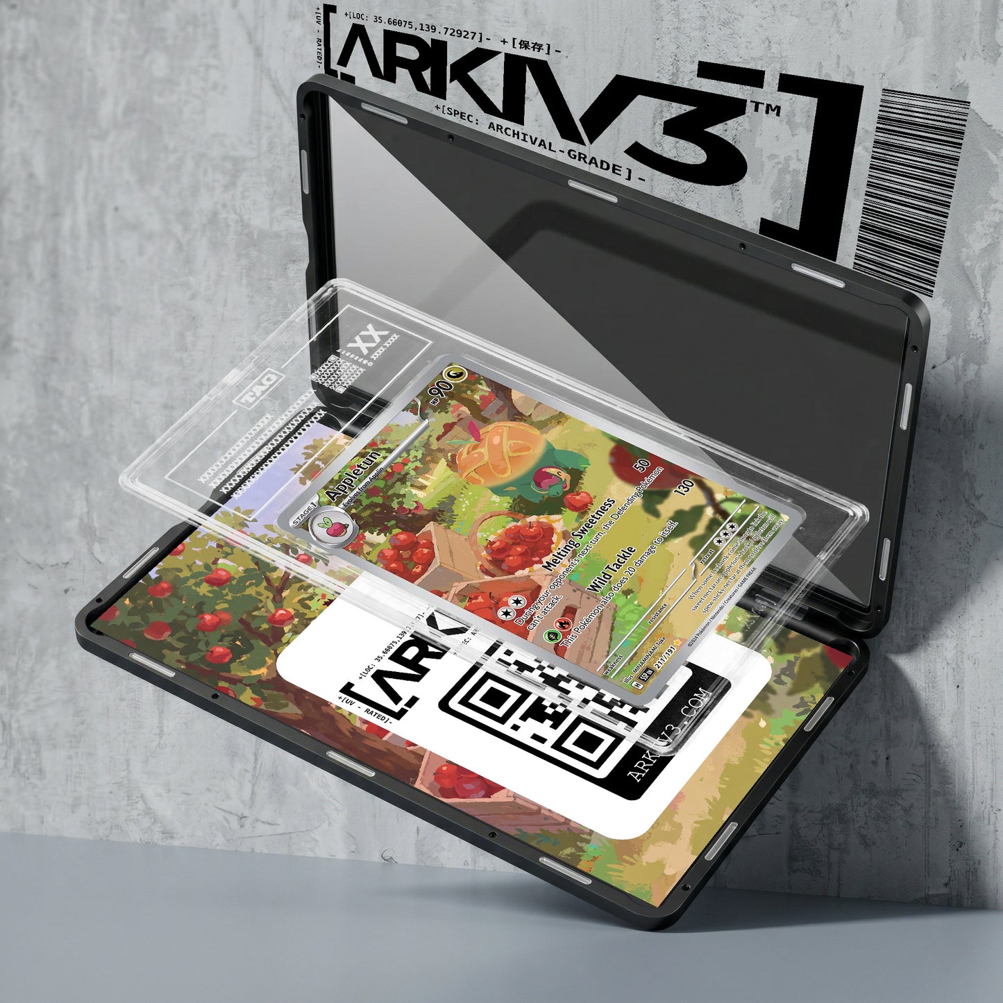 ARKIV3 TAG graded exploded mockup