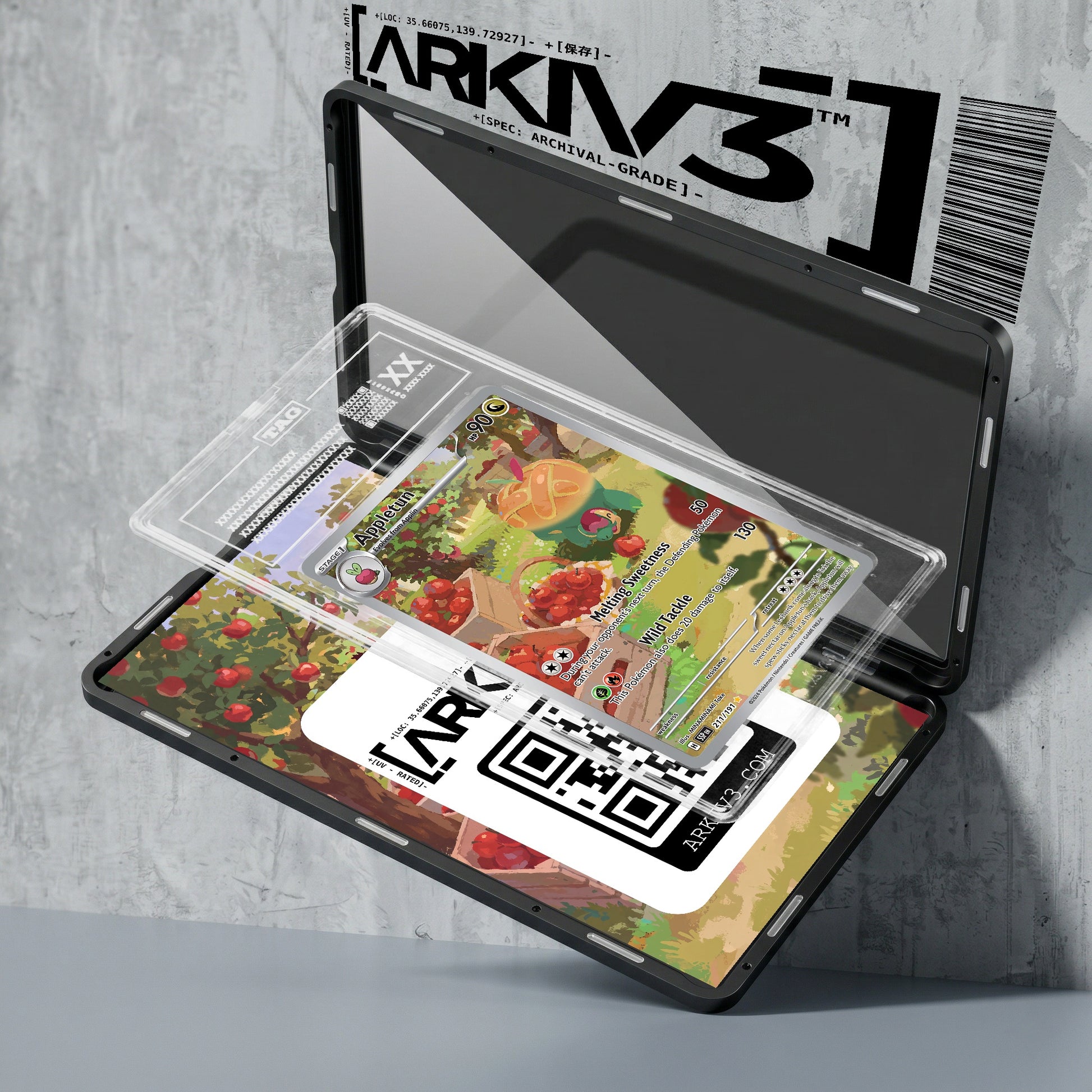 ARKIV3 TAG graded exploded mockup