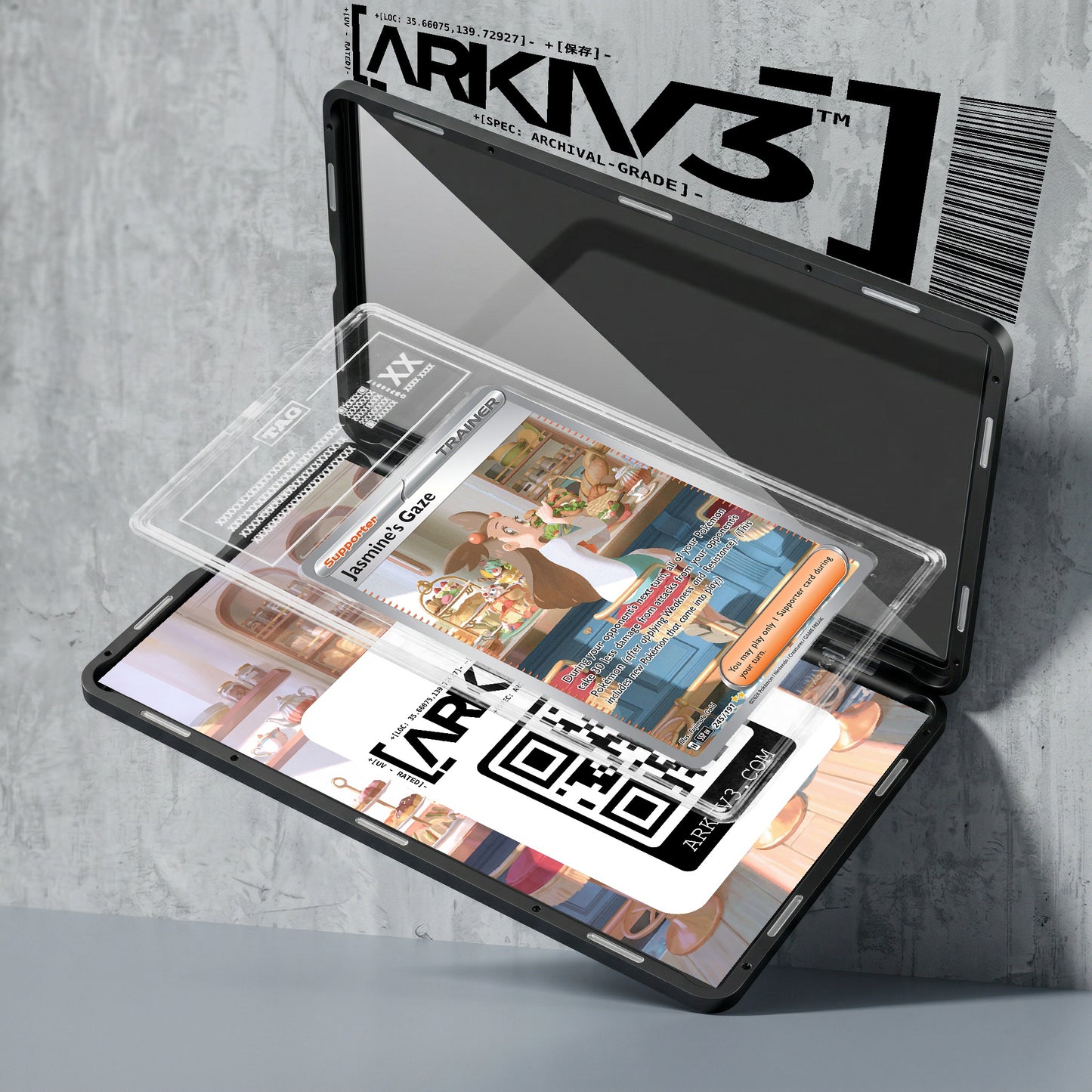 ARKIV3 TAG graded exploded mockup