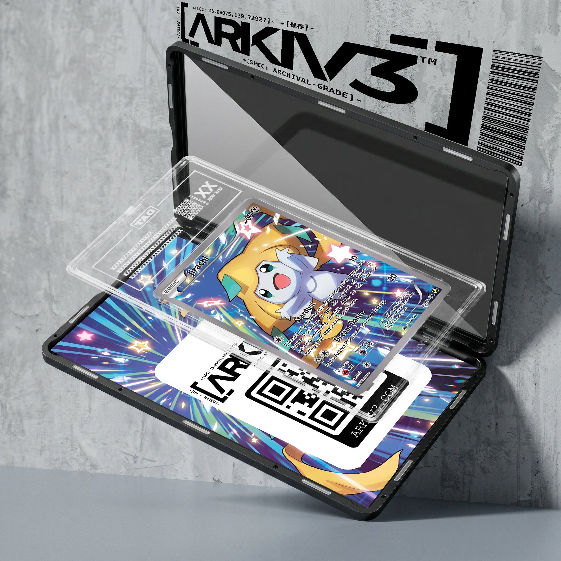 ARKIV3 TAG graded exploded mockup