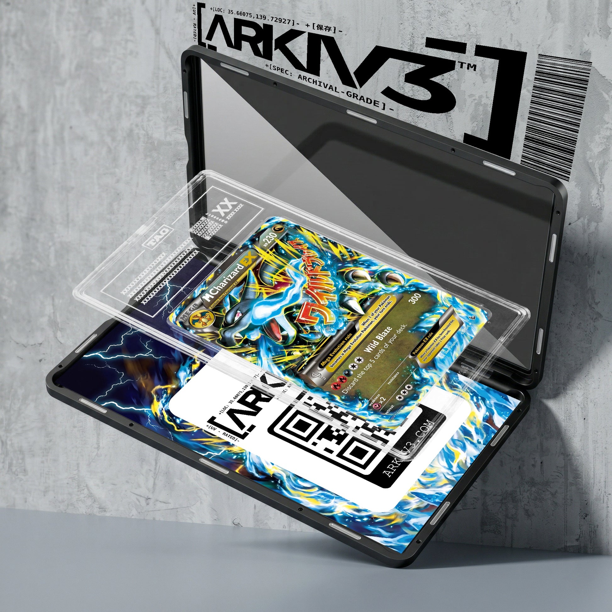 ARKIV3 TAG graded exploded mockup