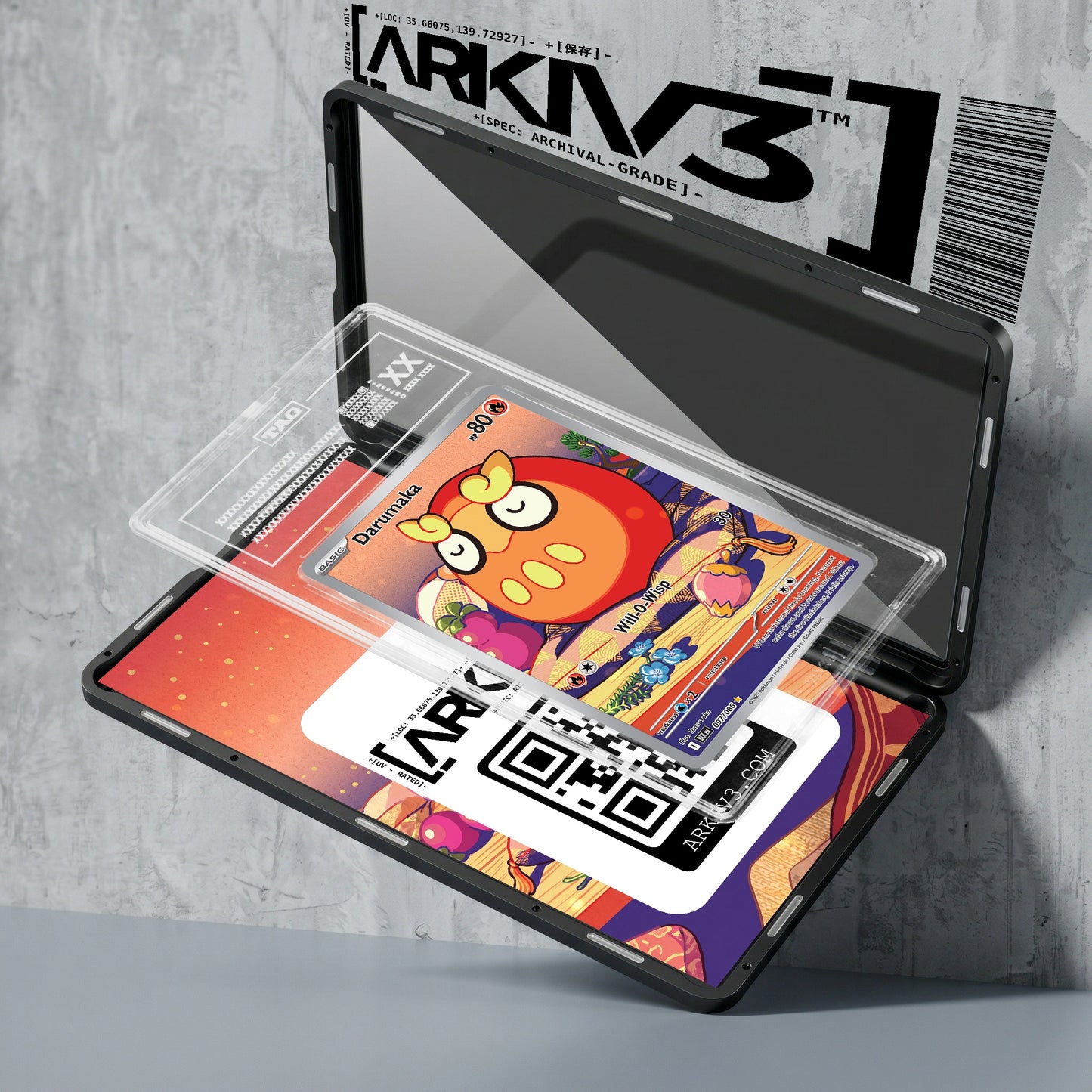 ARKIV3 TAG graded exploded mockup