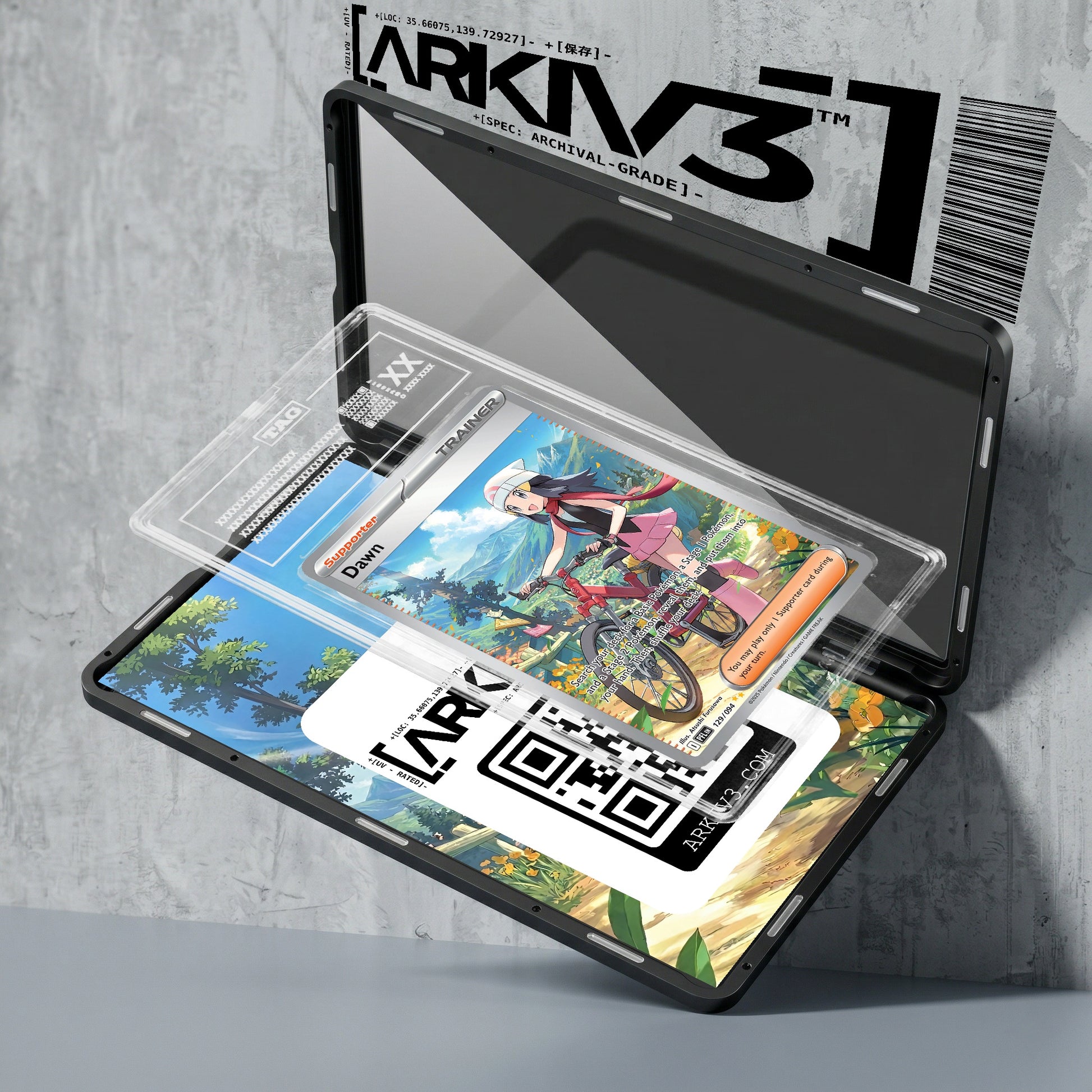 ARKIV3 TAG graded exploded mockup