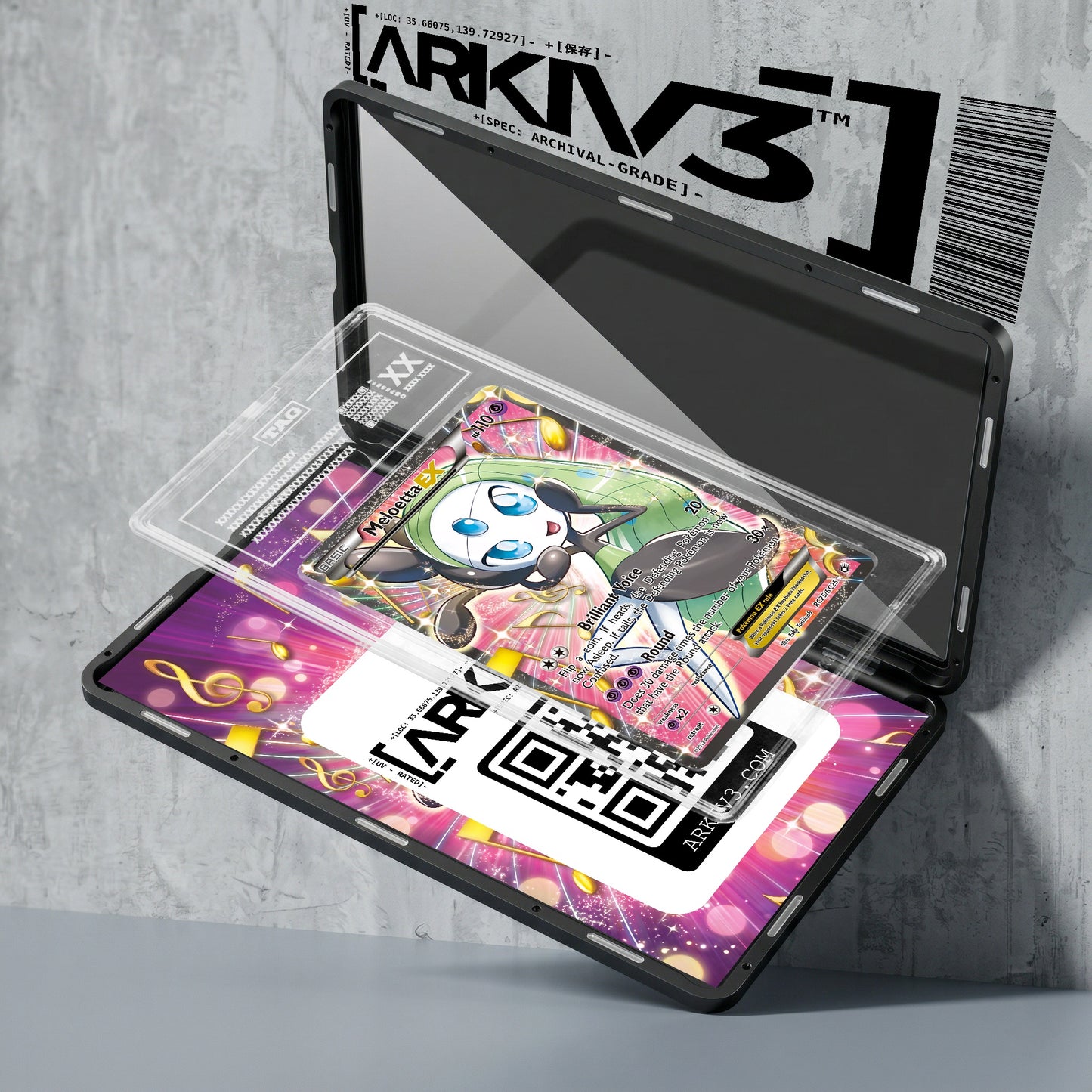 ARKIV3 TAG graded exploded mockup