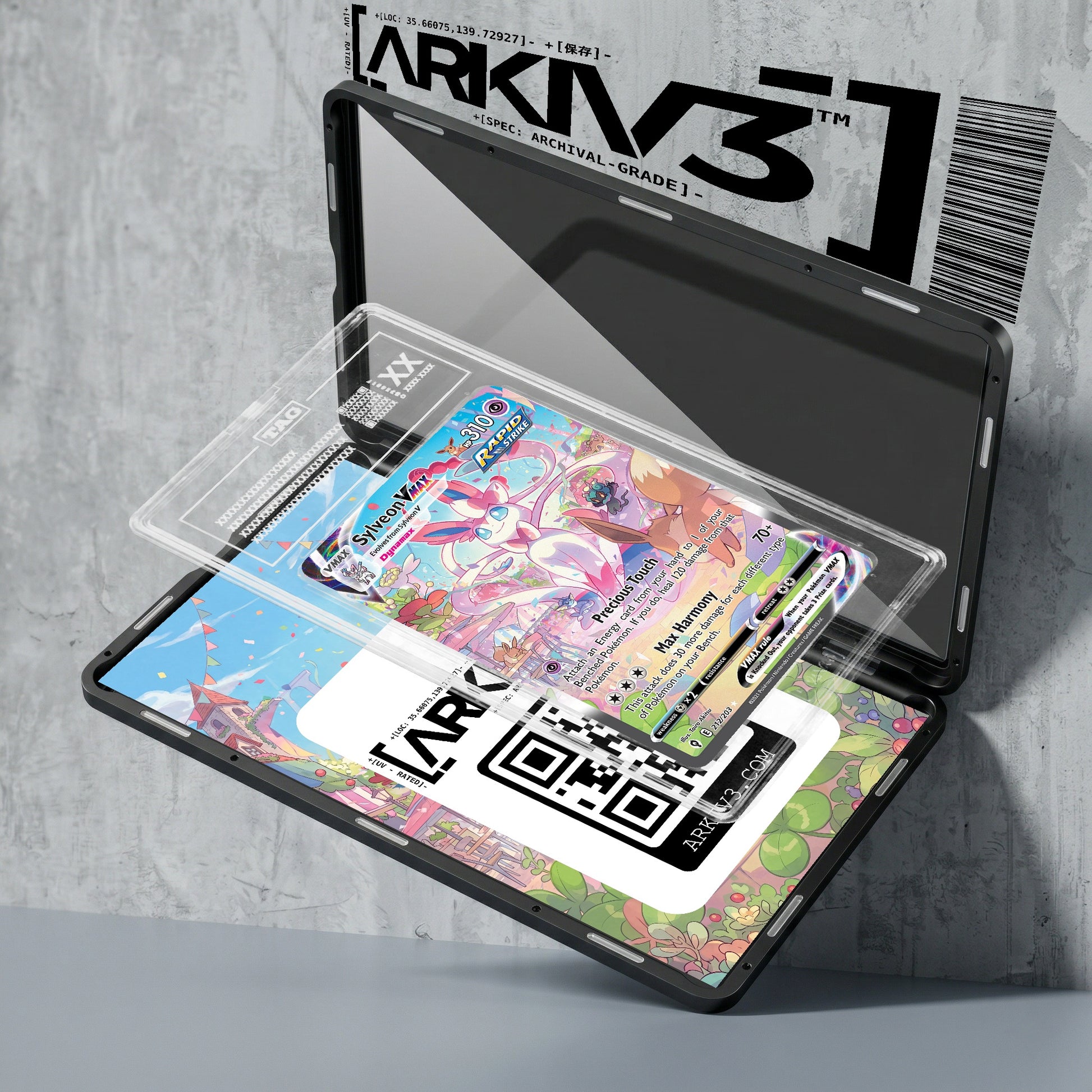 ARKIV3 TAG graded exploded mockup