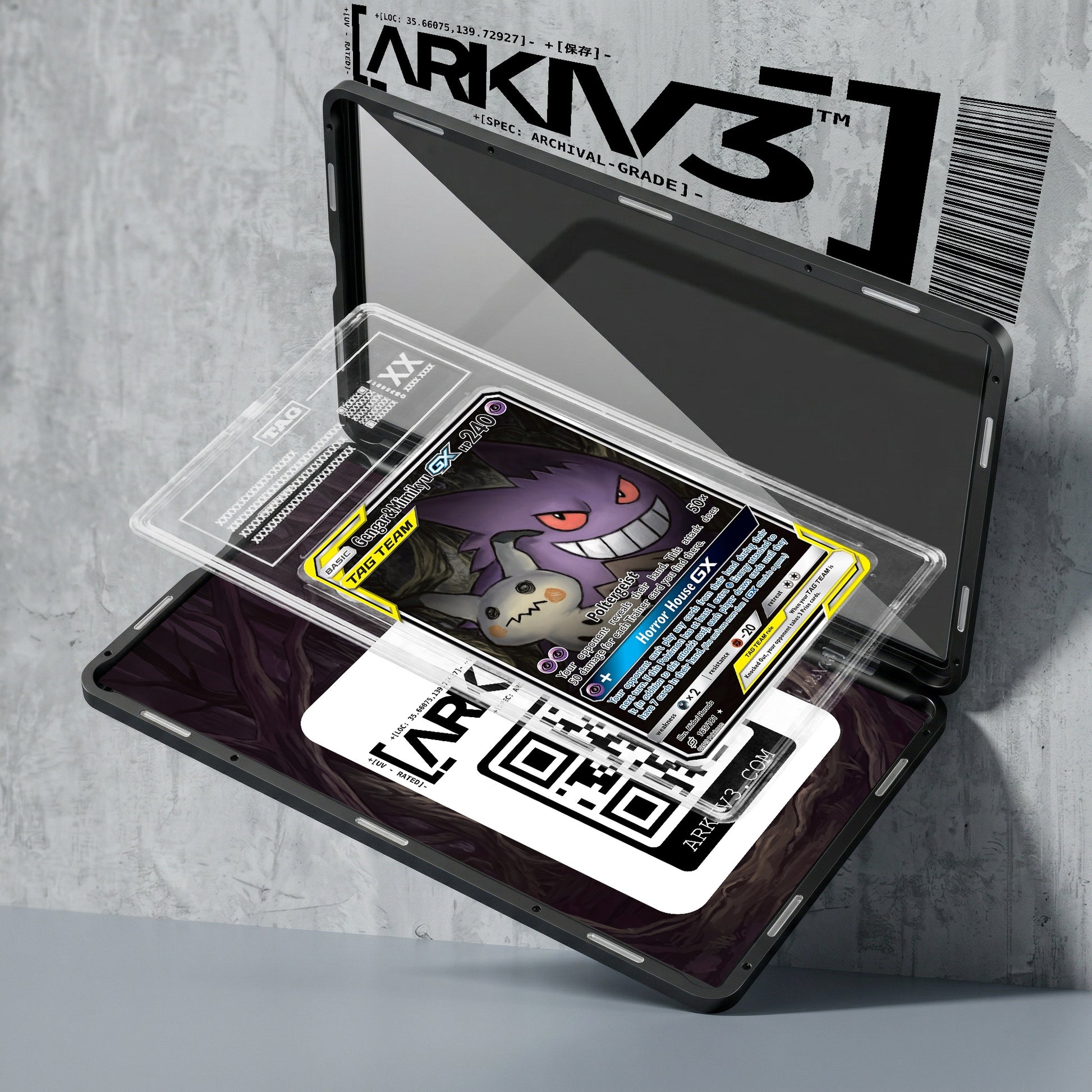 ARKIV3 TAG graded exploded mockup