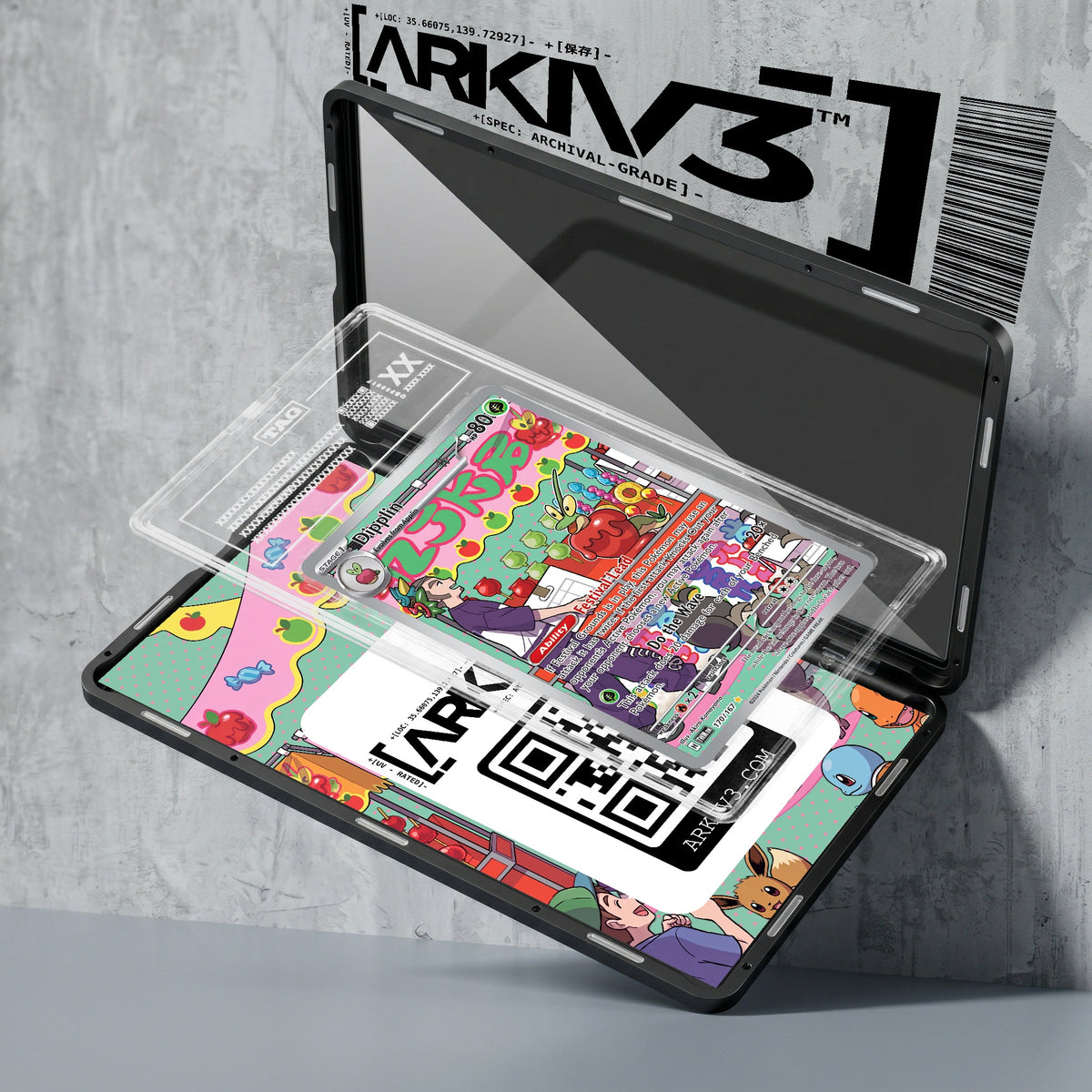 ARKIV3 TAG graded exploded mockup