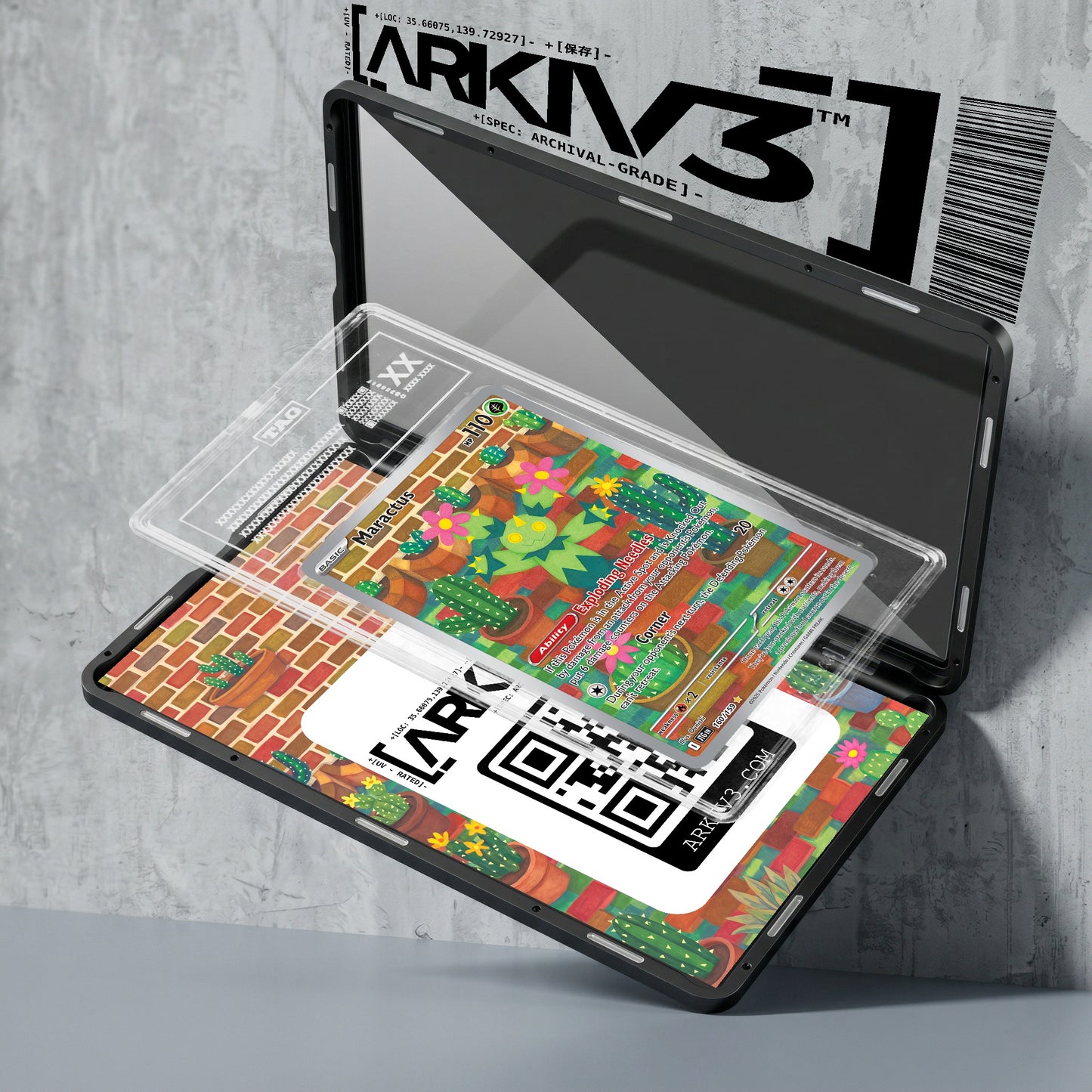 ARKIV3 TAG graded exploded mockup