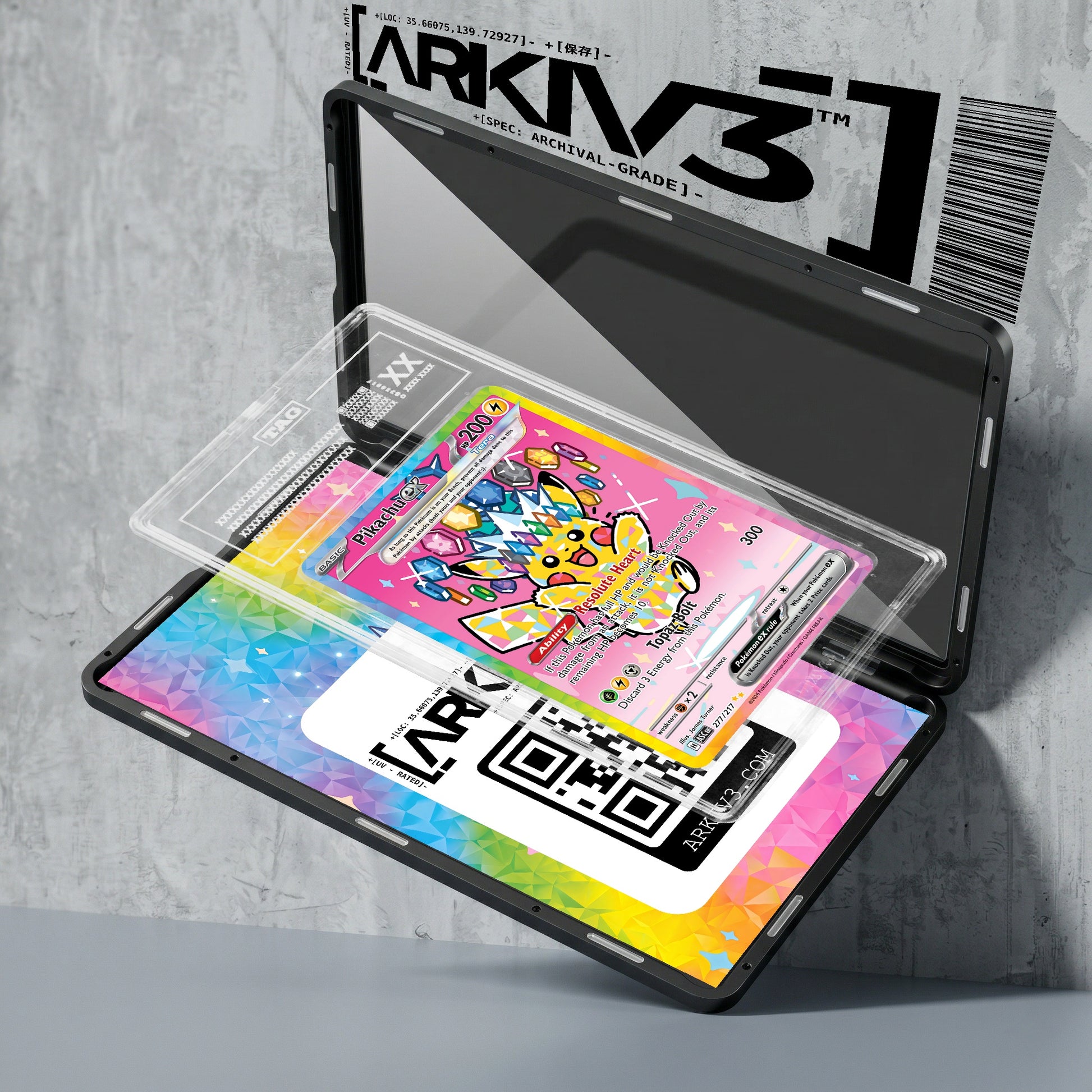 ARKIV3 TAG graded exploded mockup