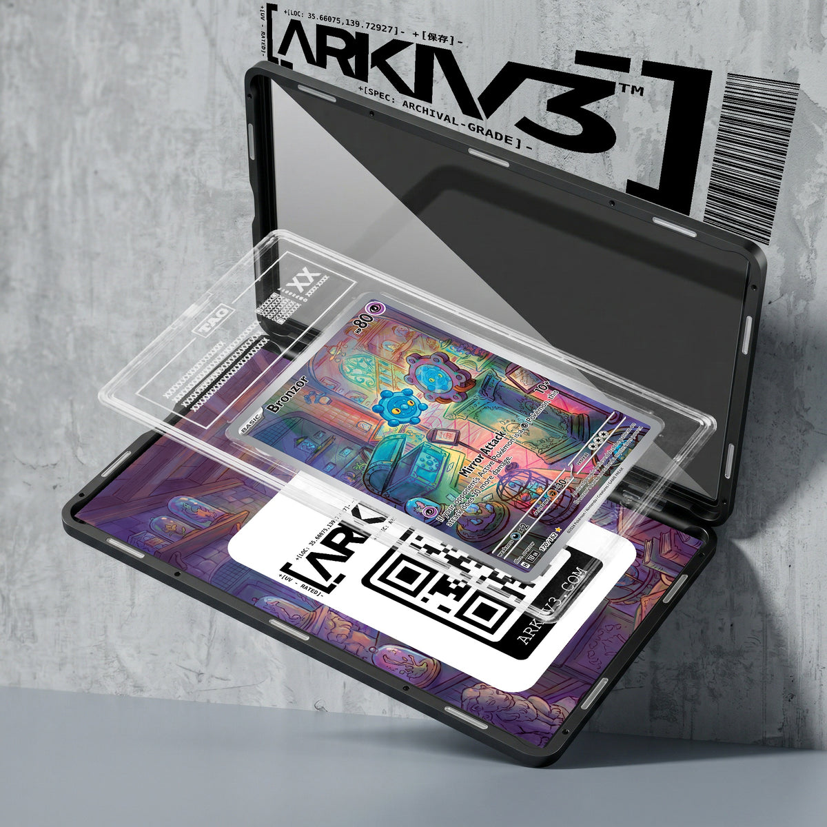 ARKIV3 TAG graded exploded mockup