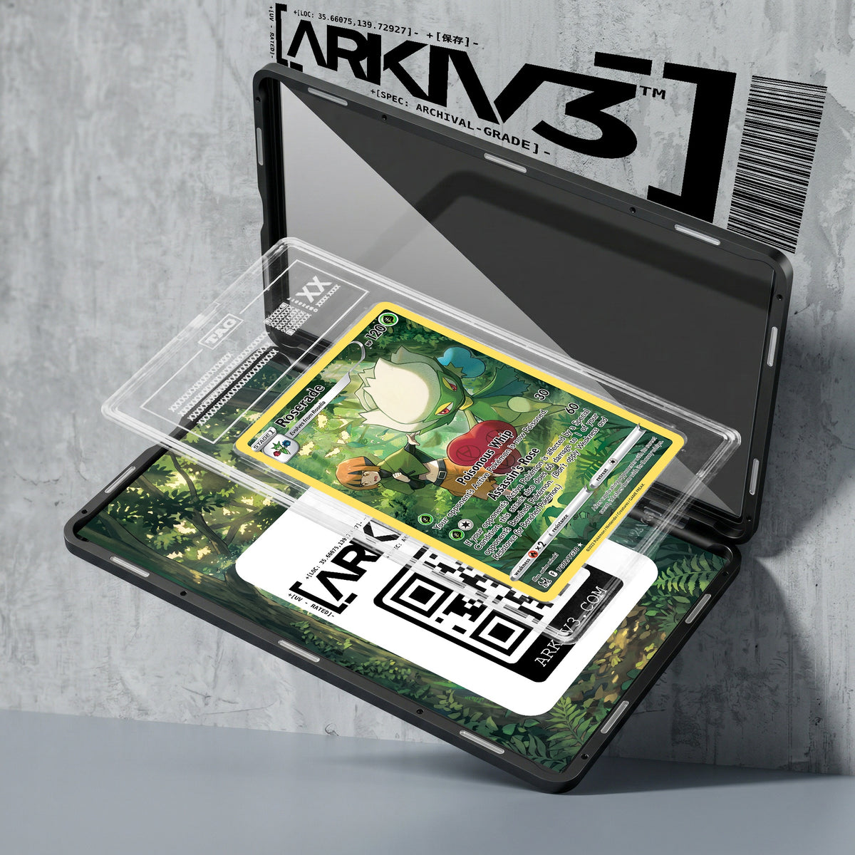ARKIV3 TAG graded exploded mockup